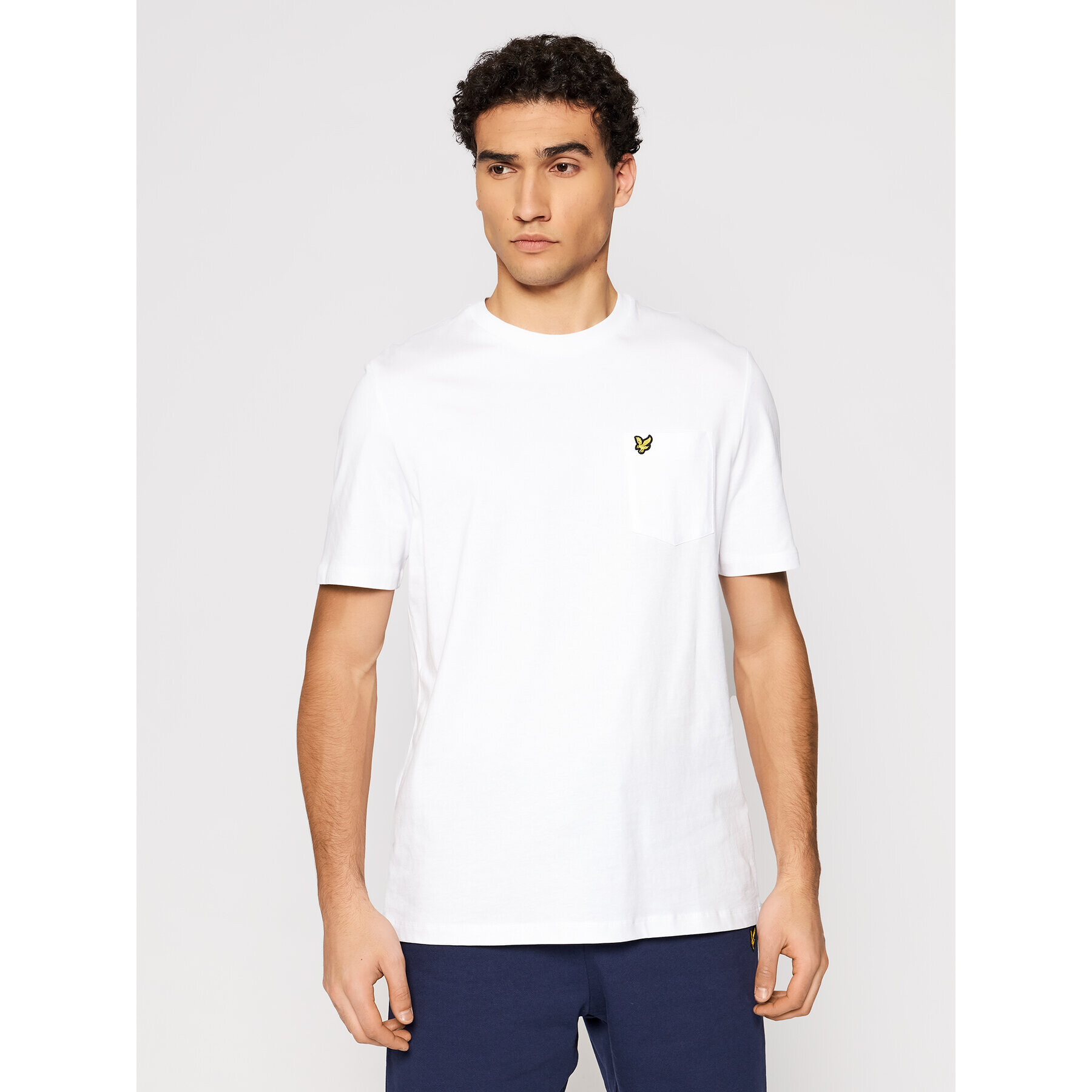 Lyle & Scott T-Shirt Pocket TS1364V Bílá Relaxed Fit - Pepit.cz