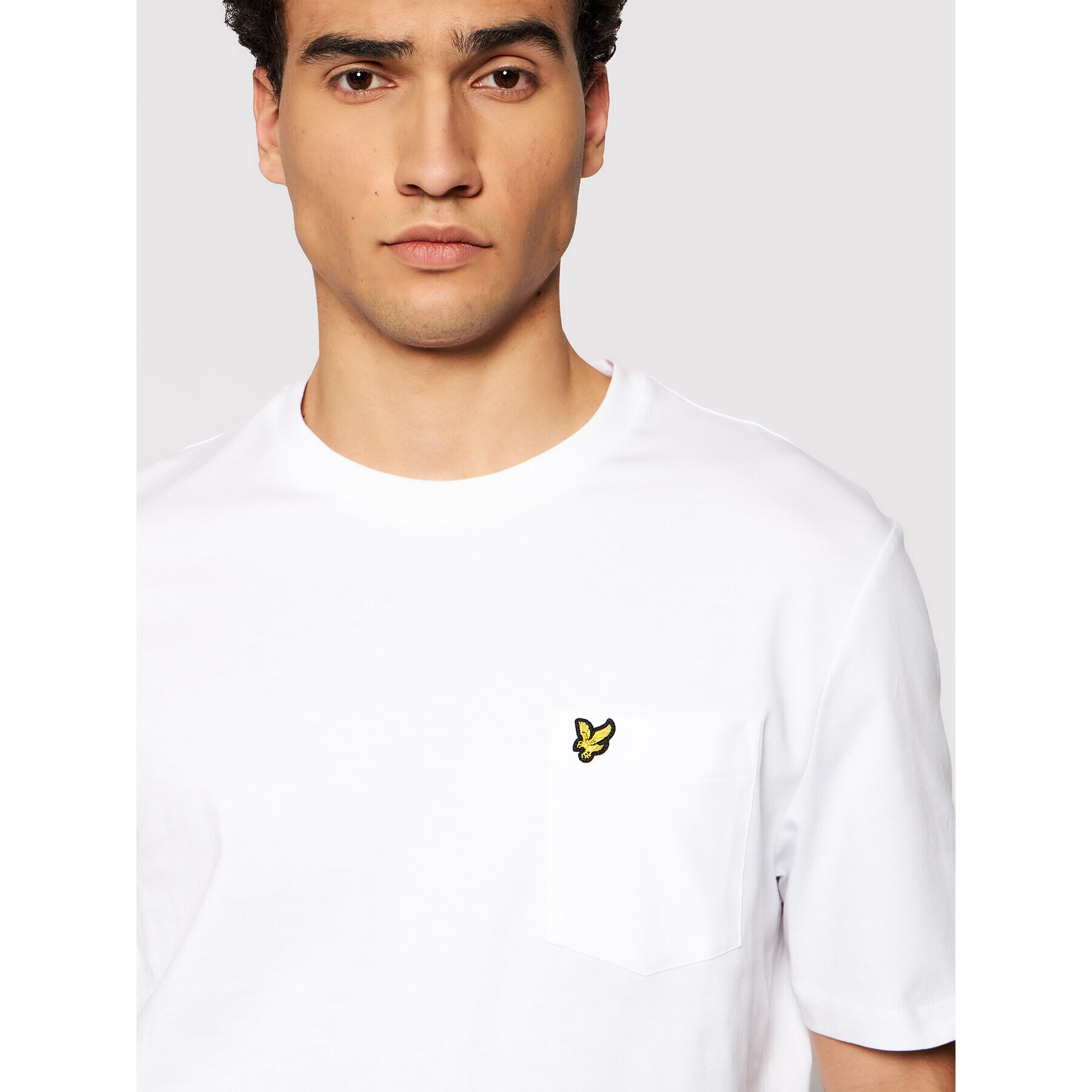 Lyle & Scott T-Shirt Pocket TS1364V Bílá Relaxed Fit - Pepit.cz