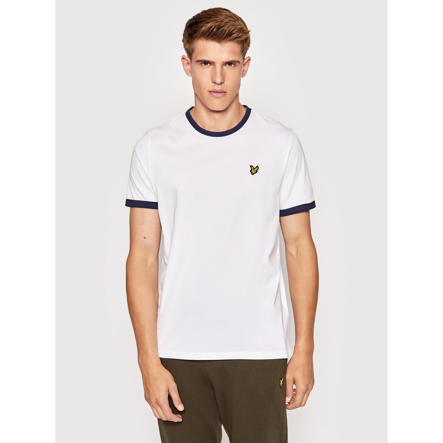 Lyle & Scott T-Shirt Ringer TS705VOG Bílá Regular Fit - Pepit.cz