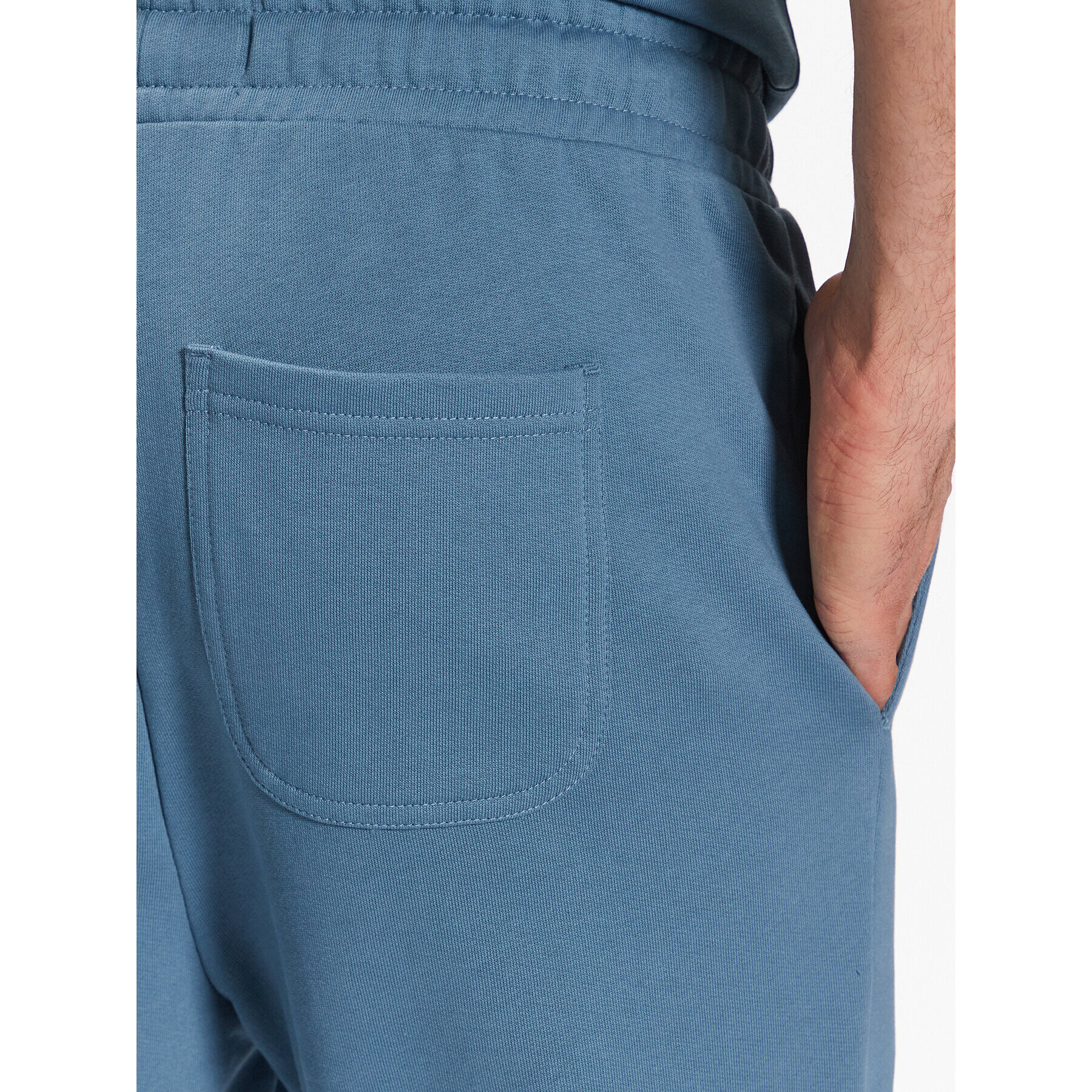 Lyle & Scott Teplákové kalhoty Skinny Sweatpant ML822VOG Modrá Skinny Fit - Pepit.cz