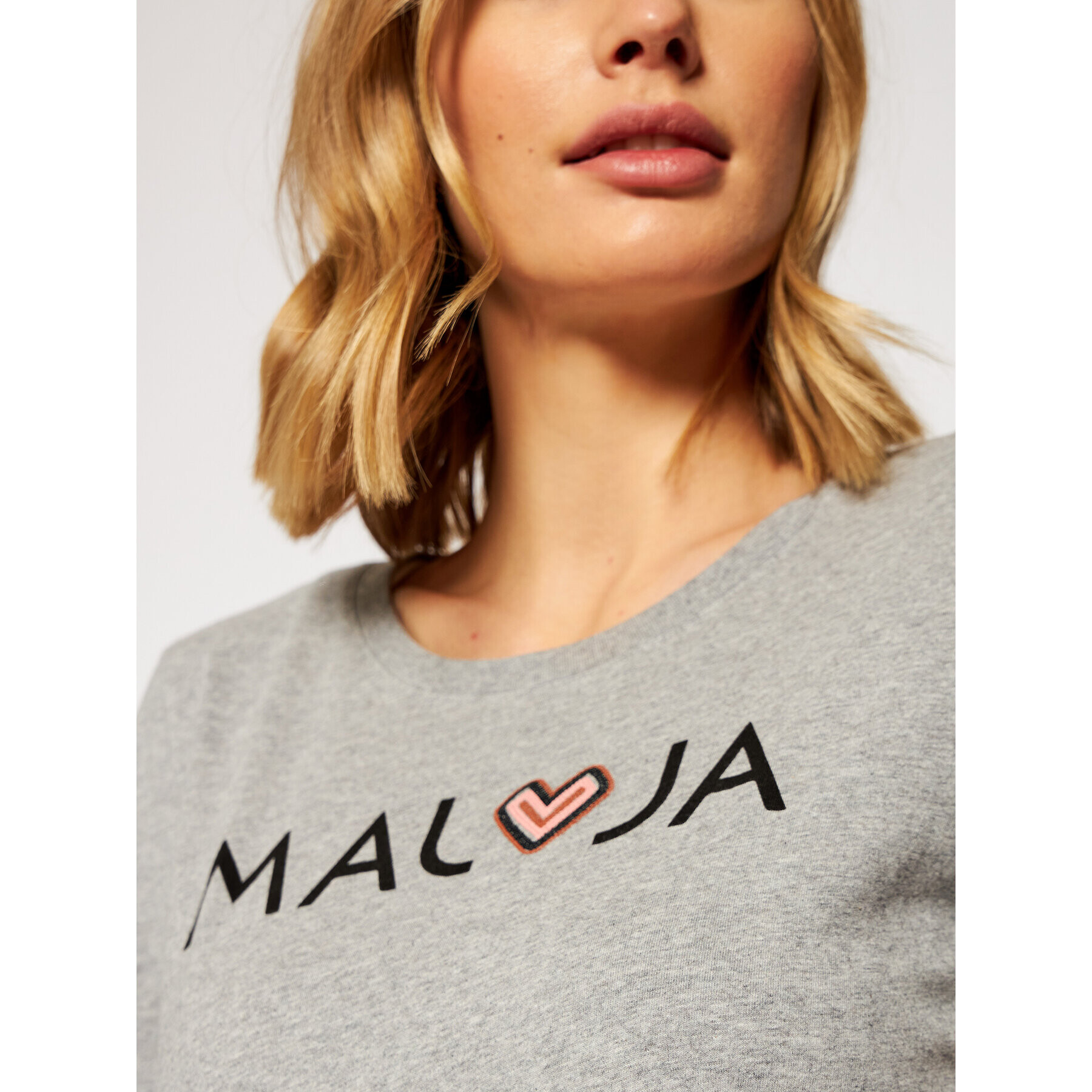 Maloja T-Shirt GatschiM. 30409-1-7096 Šedá Regular Fit - Pepit.cz