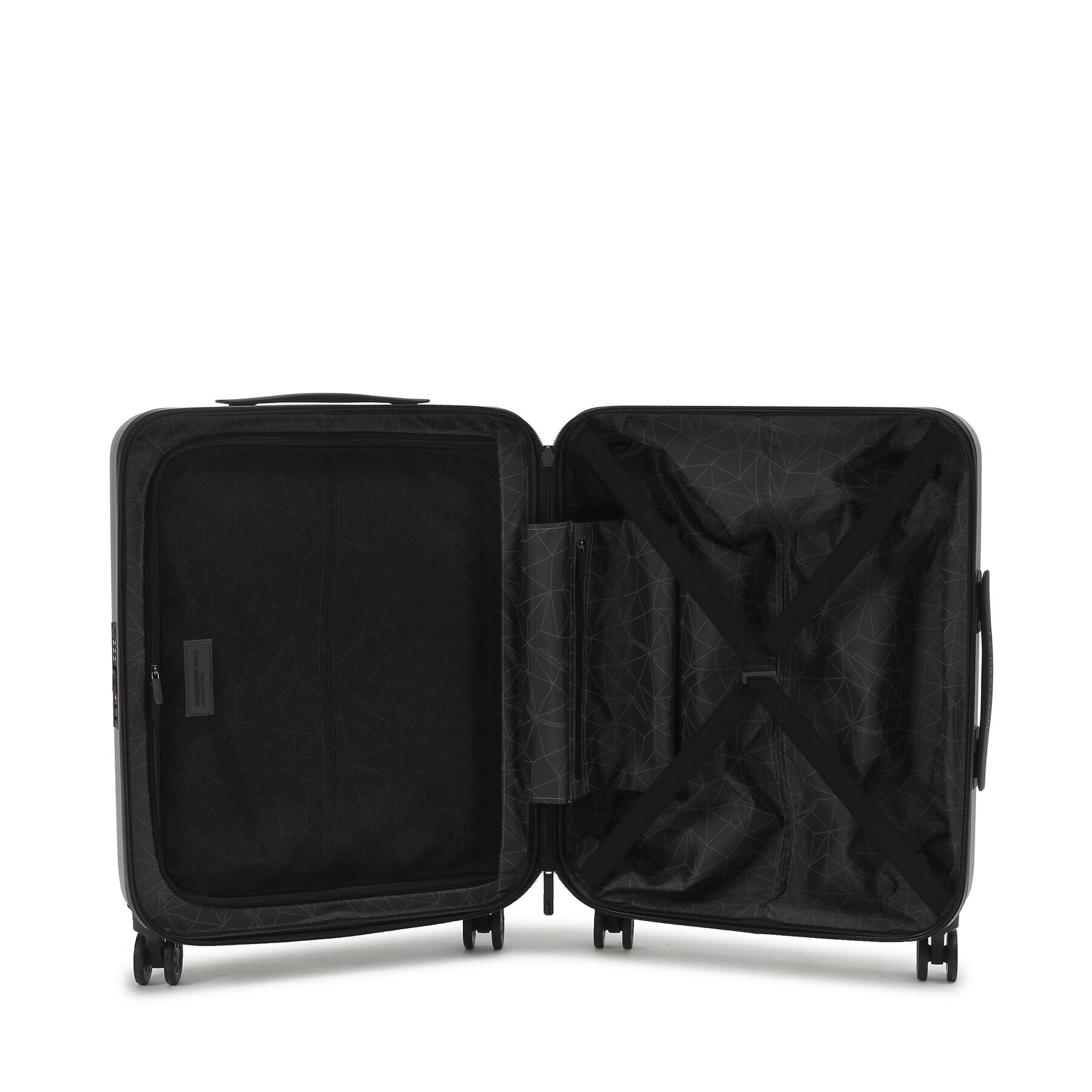 Mandarina Duck Malý tvrdý kufr Tank Case P10FSV22002 Šedá - Pepit.cz