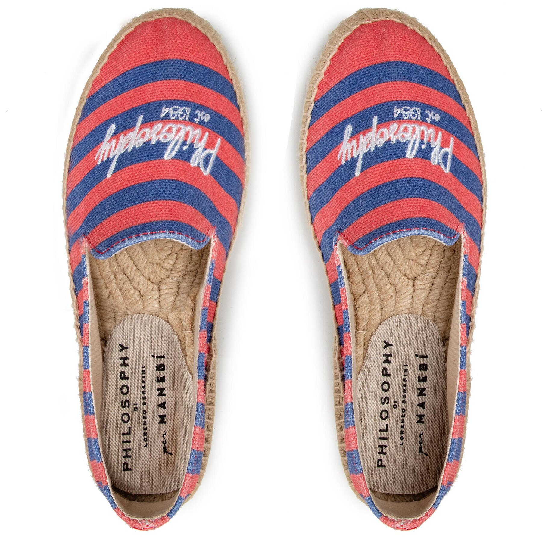 Manebi Espadrilky by Philosophy Di Lorenzo Serafini 41A6001-8205-1112 Červená - Pepit.cz