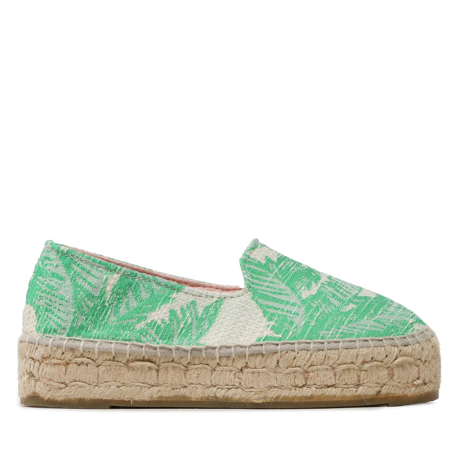 Manebi Espadrilky Cotton Jaquard Double Sole Espadrilles G 4.8 D0 Zelená - Pepit.cz