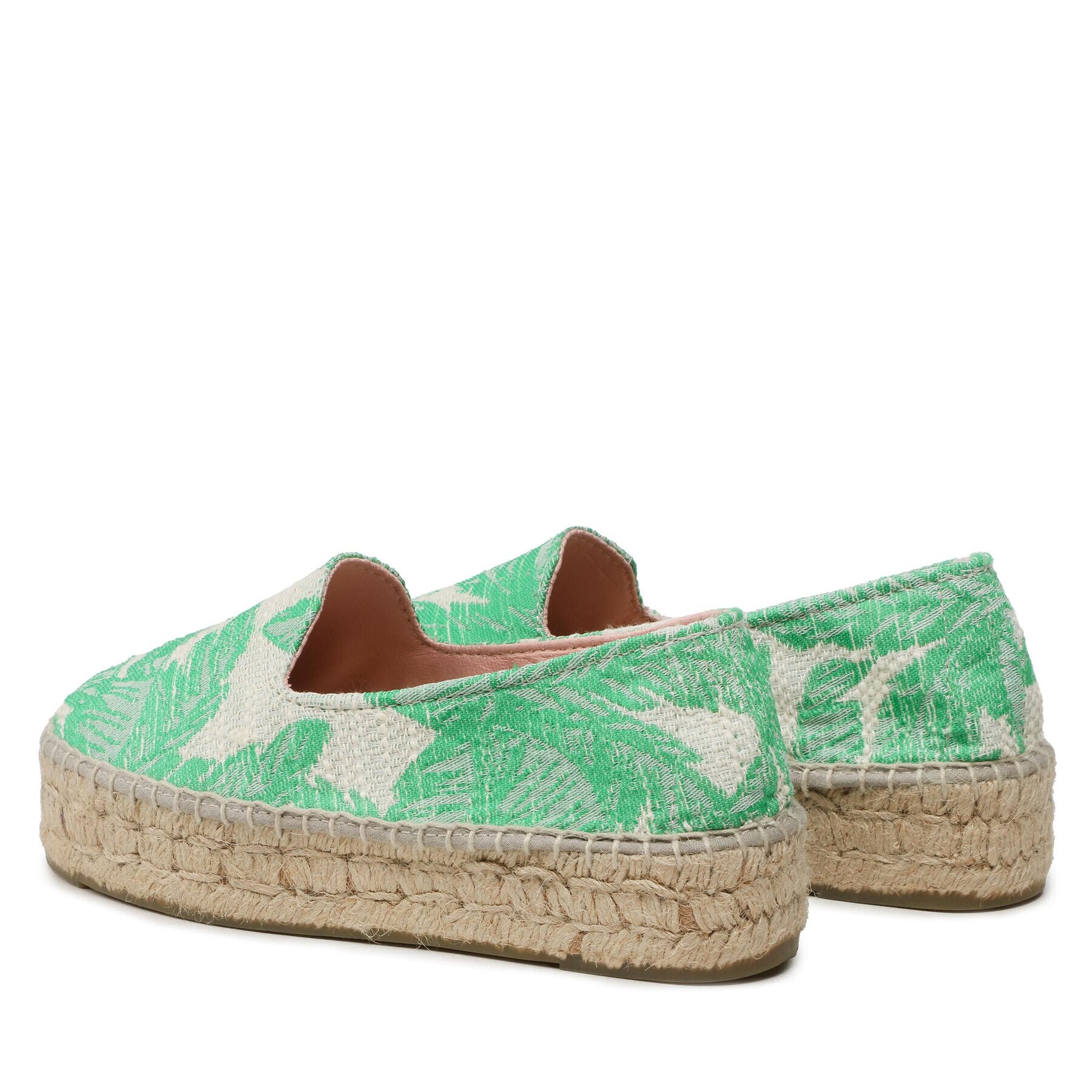 Manebi Espadrilky Cotton Jaquard Double Sole Espadrilles G 4.8 D0 Zelená - Pepit.cz