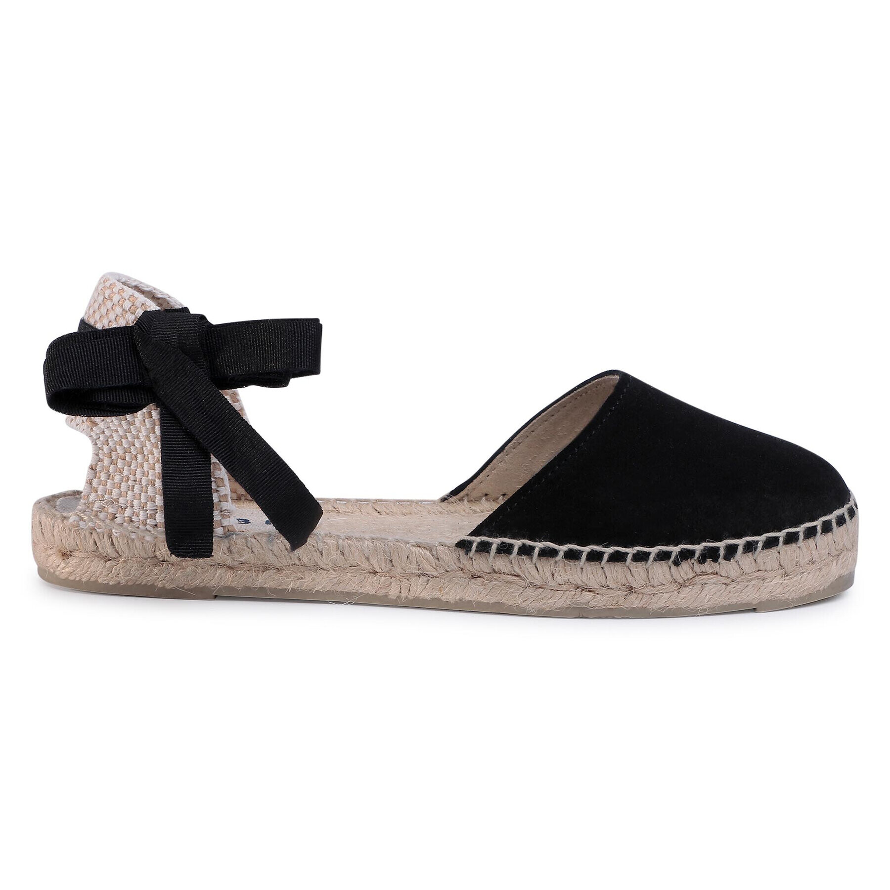 Manebi Espadrilky Flat Valenciana K 1.0 P0 Černá - Pepit.cz