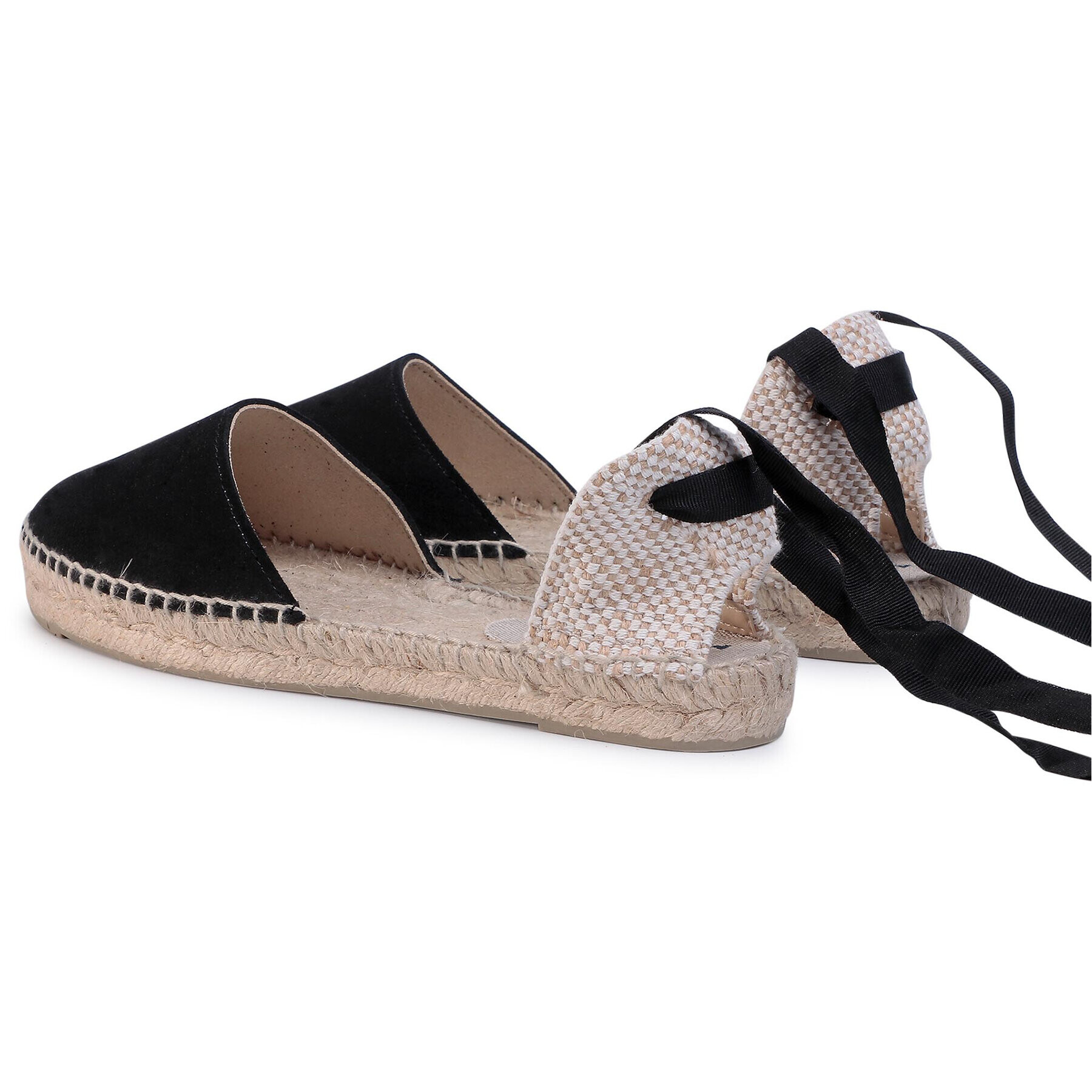 Manebi Espadrilky Flat Valenciana K 1.0 P0 Černá - Pepit.cz