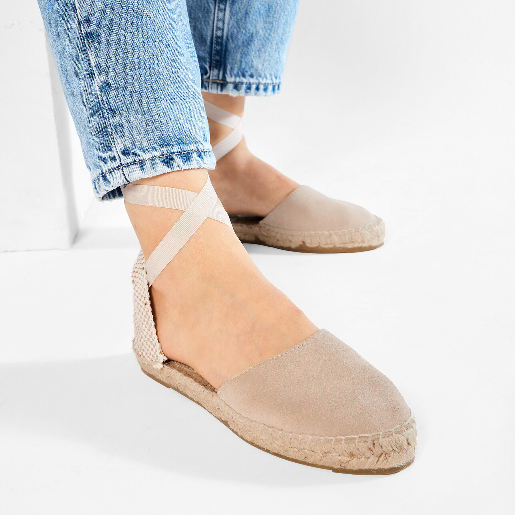 Manebi Espadrilky Flat Valenciana K 1.1 P0 Béžová - Pepit.cz