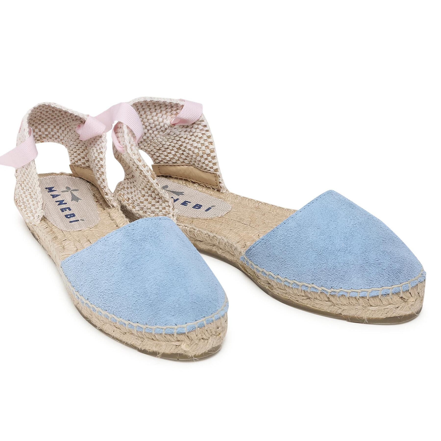 Manebi Espadrilky Flat Valenciana M 3.0 P0 Modrá - Pepit.cz