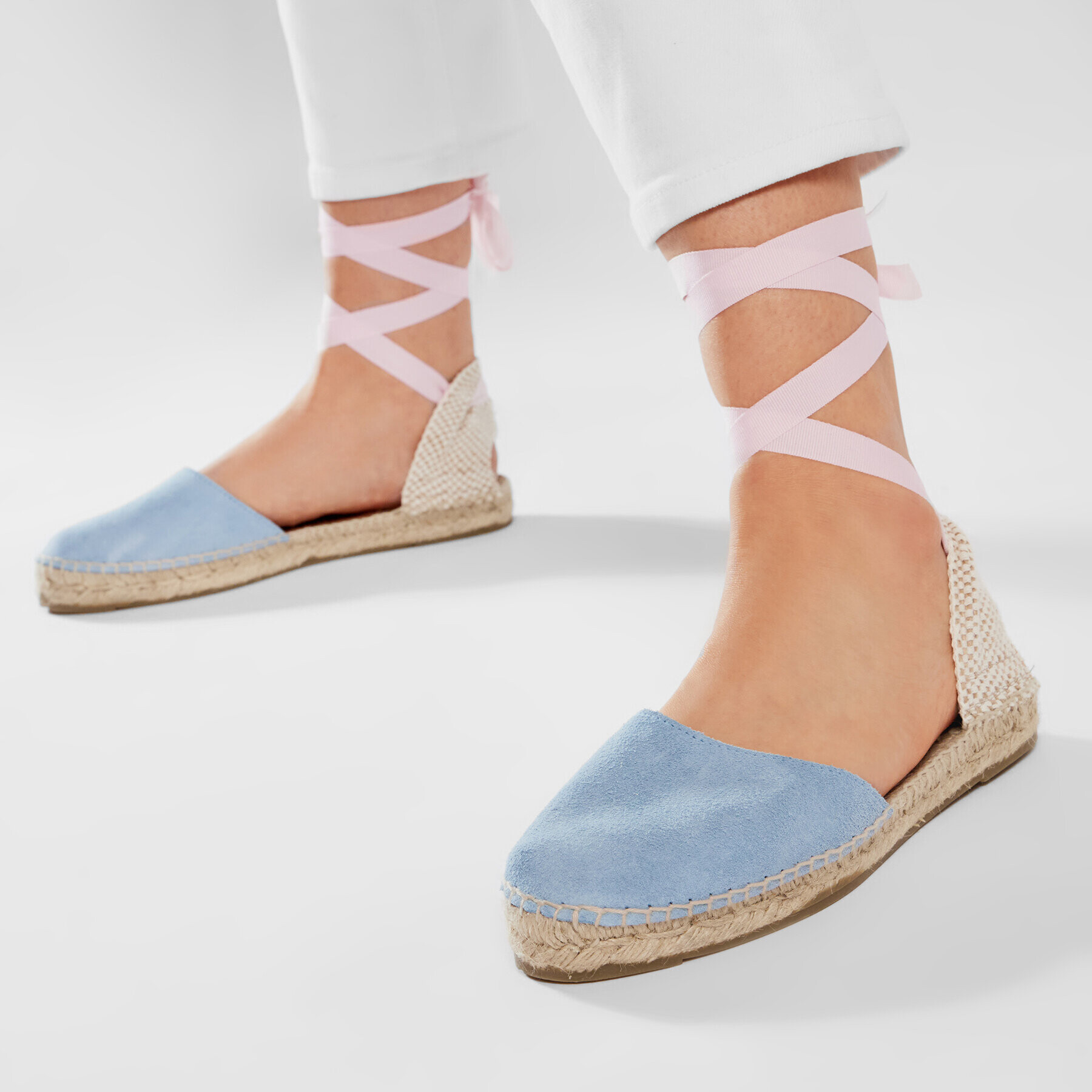 Manebi Espadrilky Flat Valenciana M 3.0 P0 Modrá - Pepit.cz