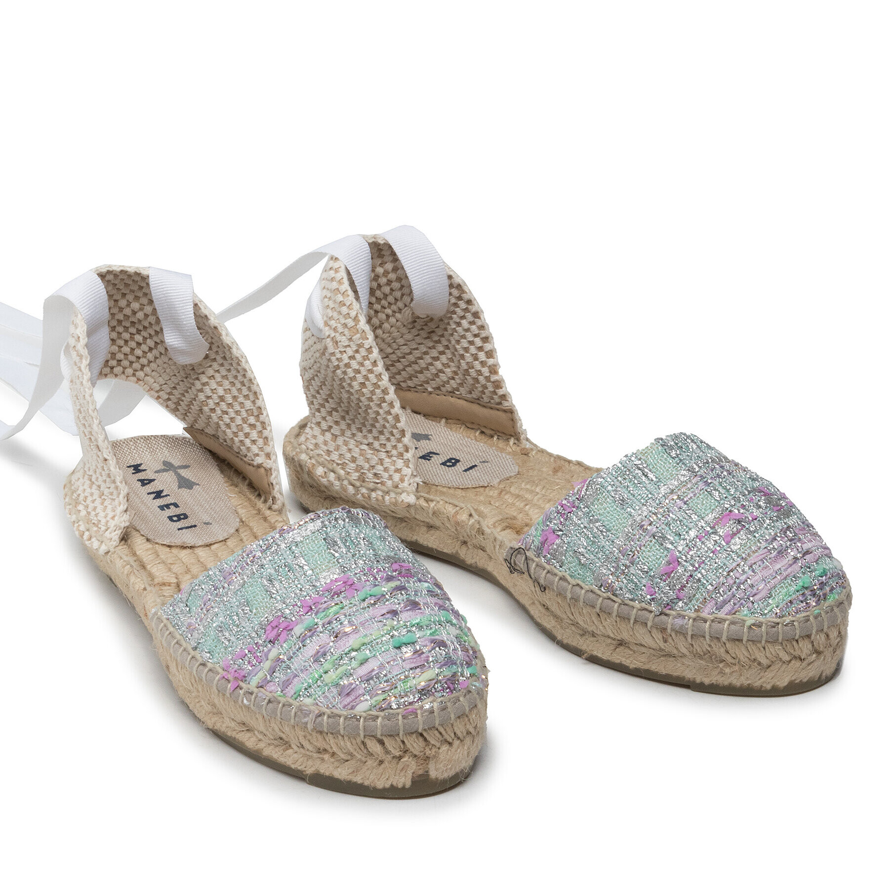 Manebi Espadrilky Flat Valenciana T 1.6 P0 Zelená - Pepit.cz