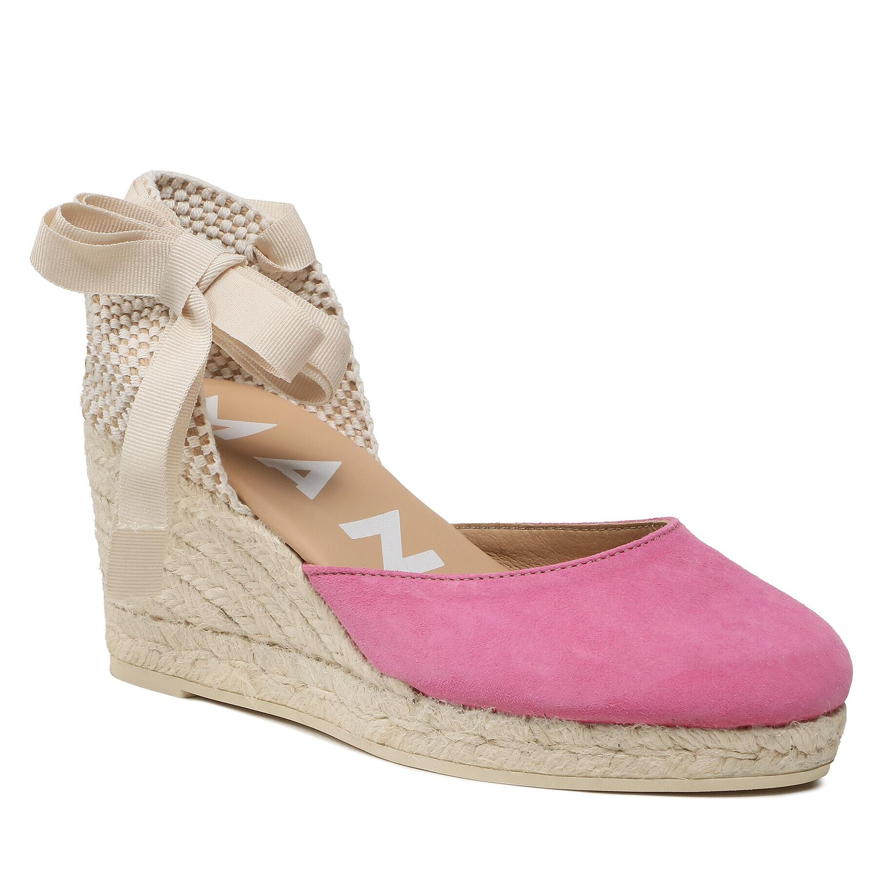 Manebi Espadrilky Low Wedge Espadrilles R 1.0 WL Růžová - Pepit.cz