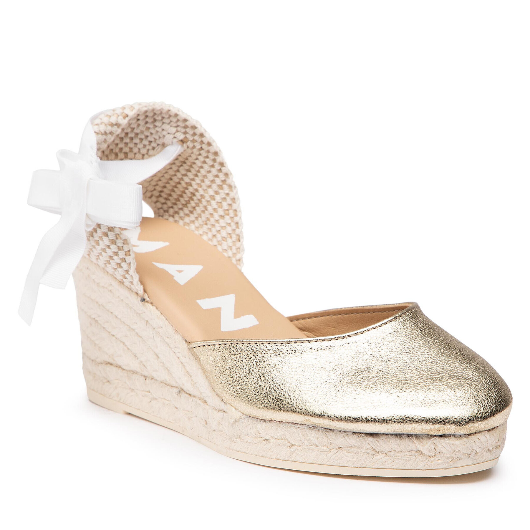 Manebi Espadrilky Low Wedge Valenciana R 1.1 Wl Zlatá - Pepit.cz