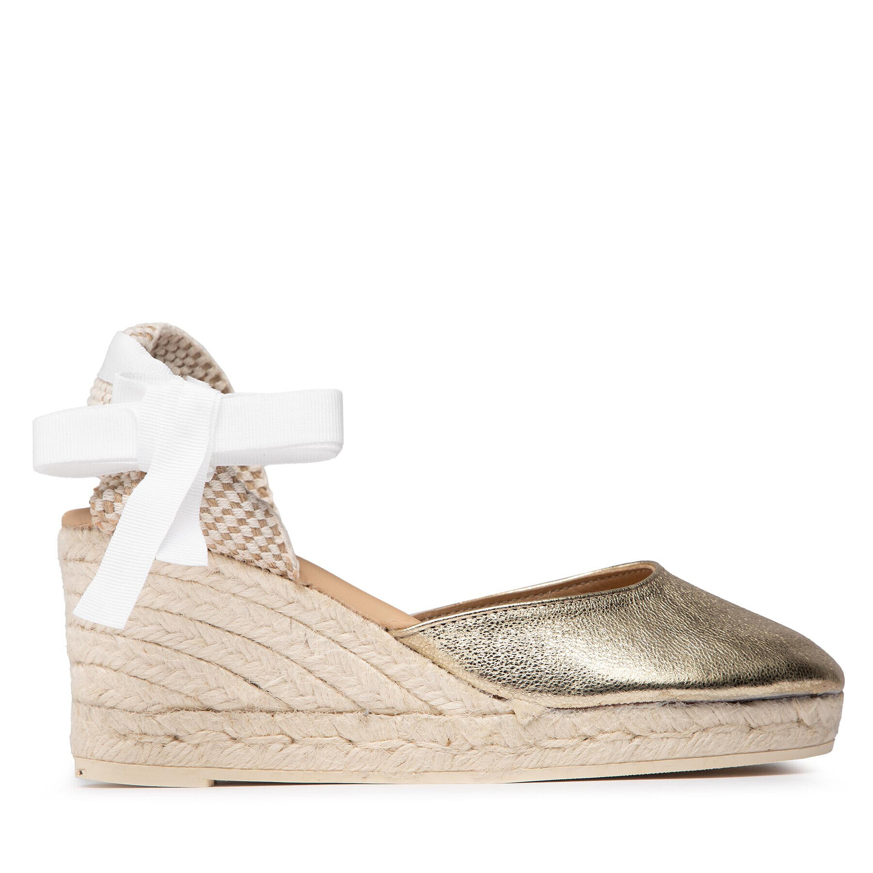 Manebi Espadrilky Low Wedge Valenciana R 1.1 Wl Zlatá - Pepit.cz