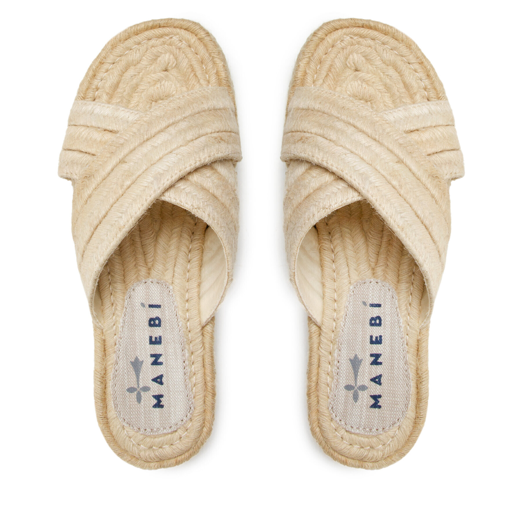 Manebi Espadrilky Rope Sandals S 2.7 Y0 Béžová - Pepit.cz