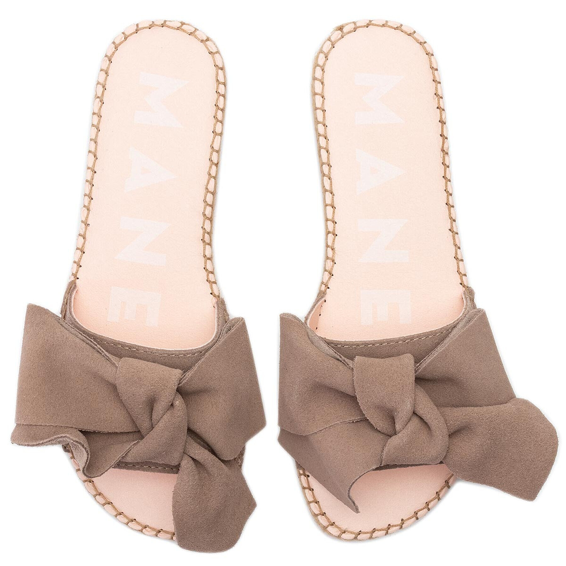 Manebi Espadrilky Sandals With Bow K 1.9 J0 Hnědá - Pepit.cz