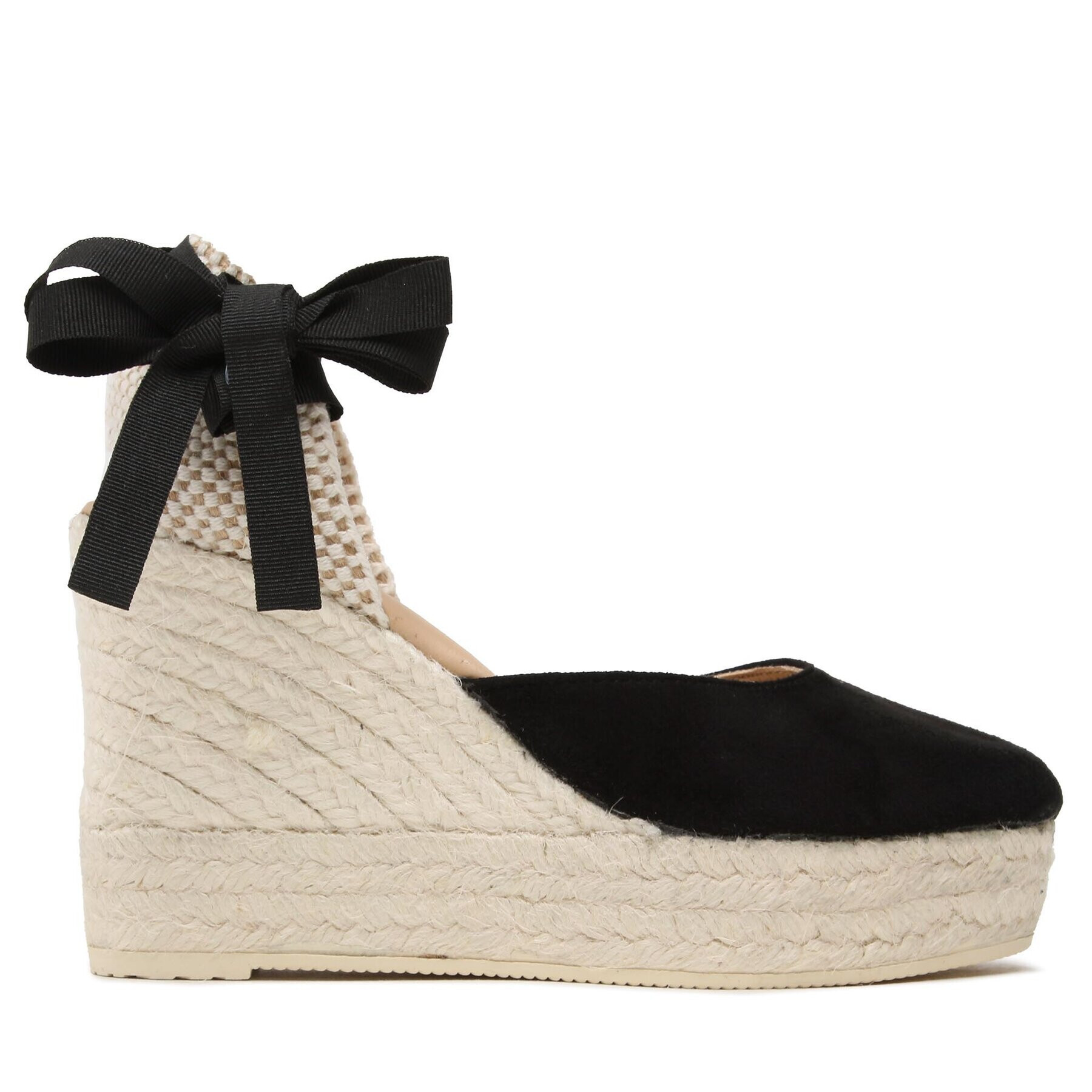 Manebi Espadrilky Wedge Espadrilles K 1.0 WV Černá - Pepit.cz