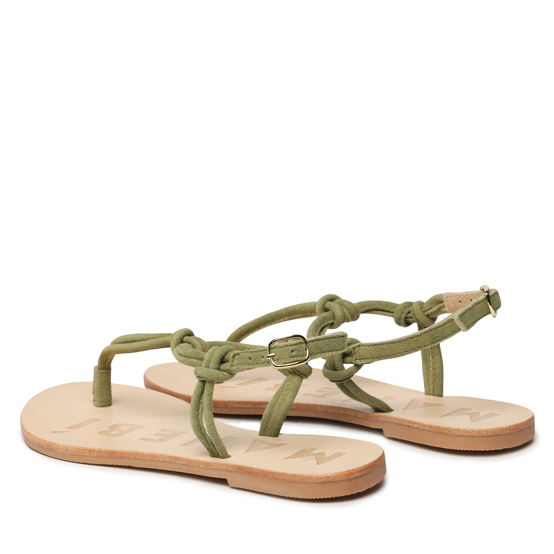 Manebi Sandály Suede Leather Sandals V 2.0 Y0 Khaki - Pepit.cz