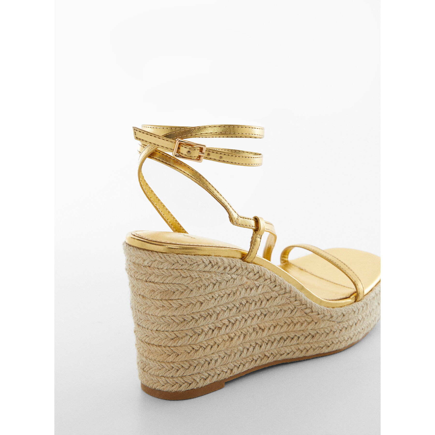 Mango Espadrilky 47005929 Zlatá - Pepit.cz