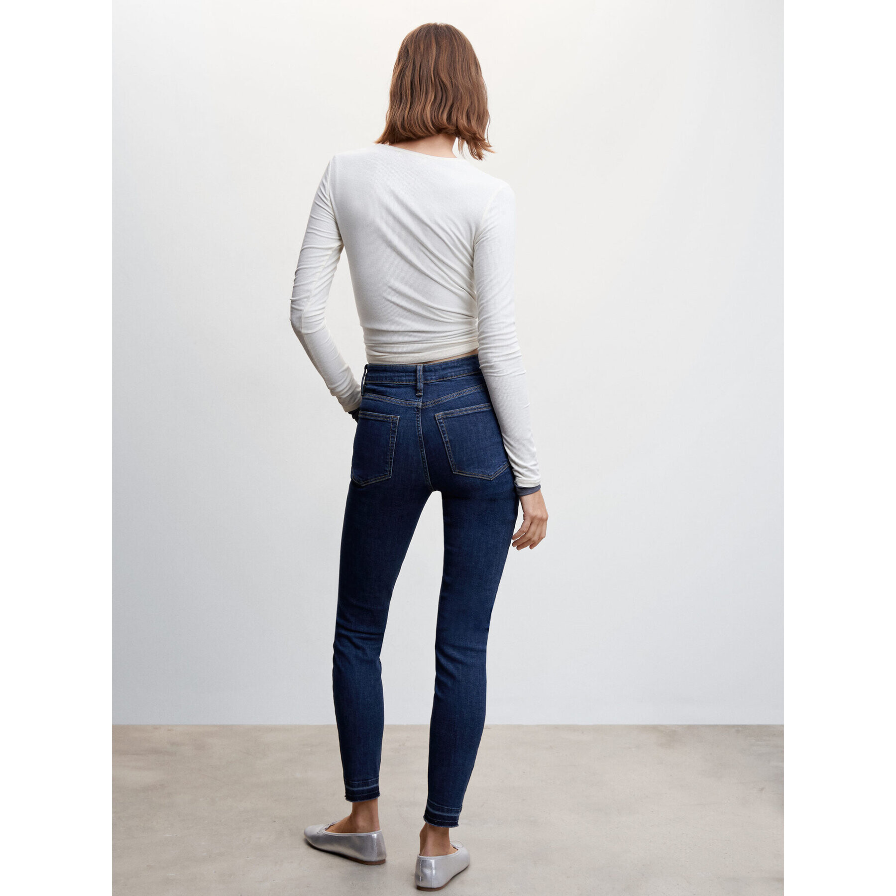 Mango Jeansy Newanne 47055842 Modrá Skinny Fit - Pepit.cz