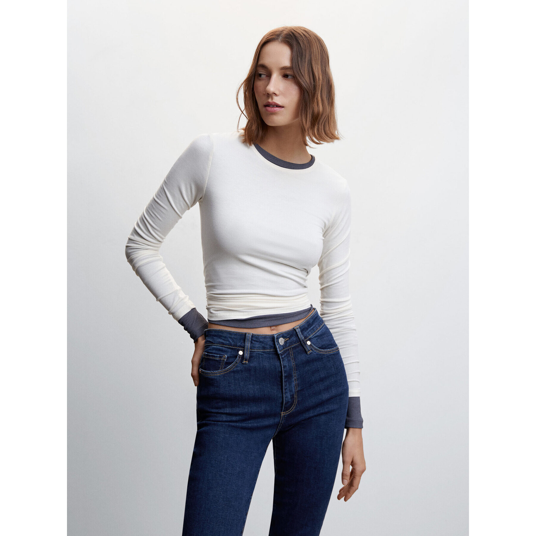 Mango Jeansy Newanne 47055842 Modrá Skinny Fit - Pepit.cz