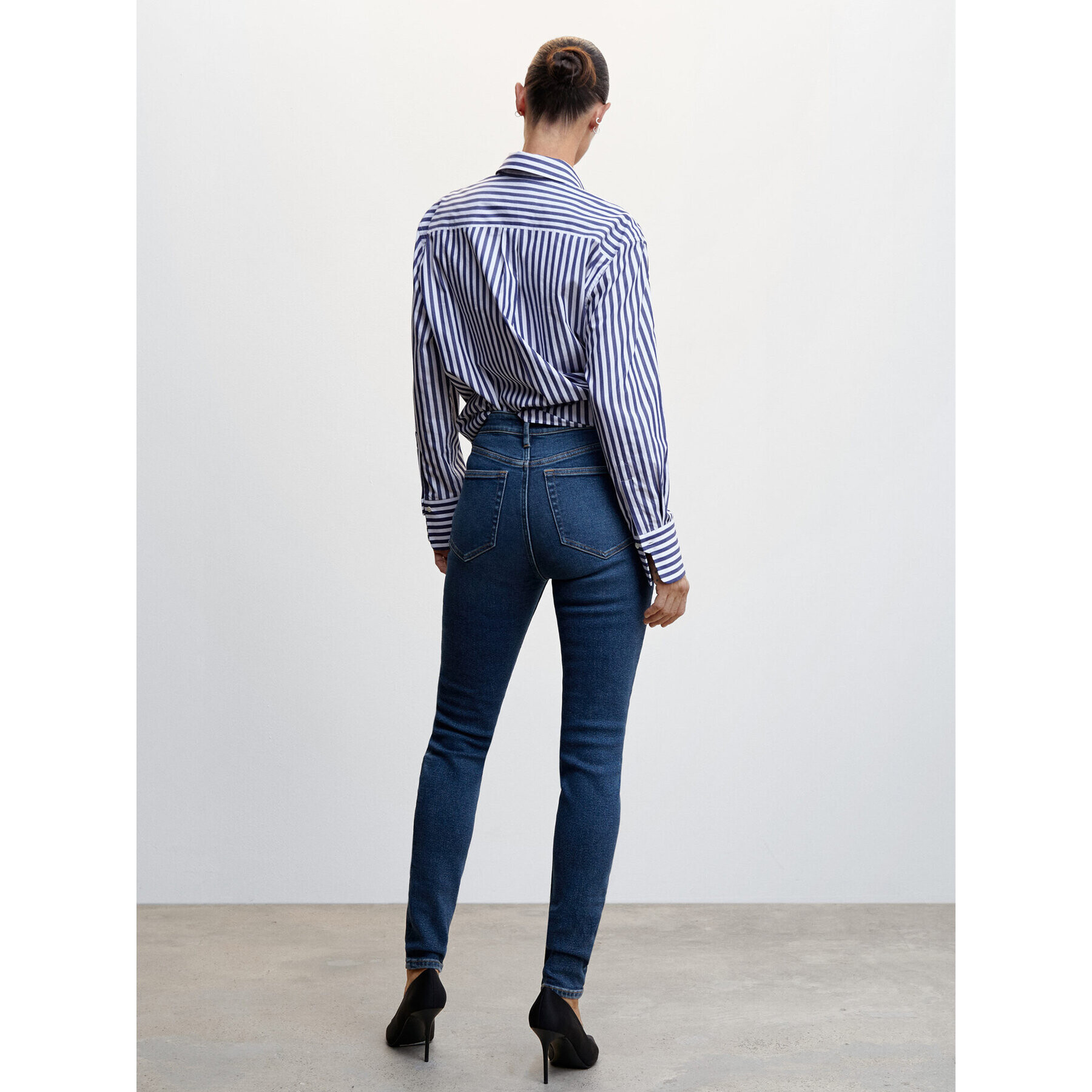 Mango Jeansy Soho 47010143 Modrá Skinny Fit - Pepit.cz