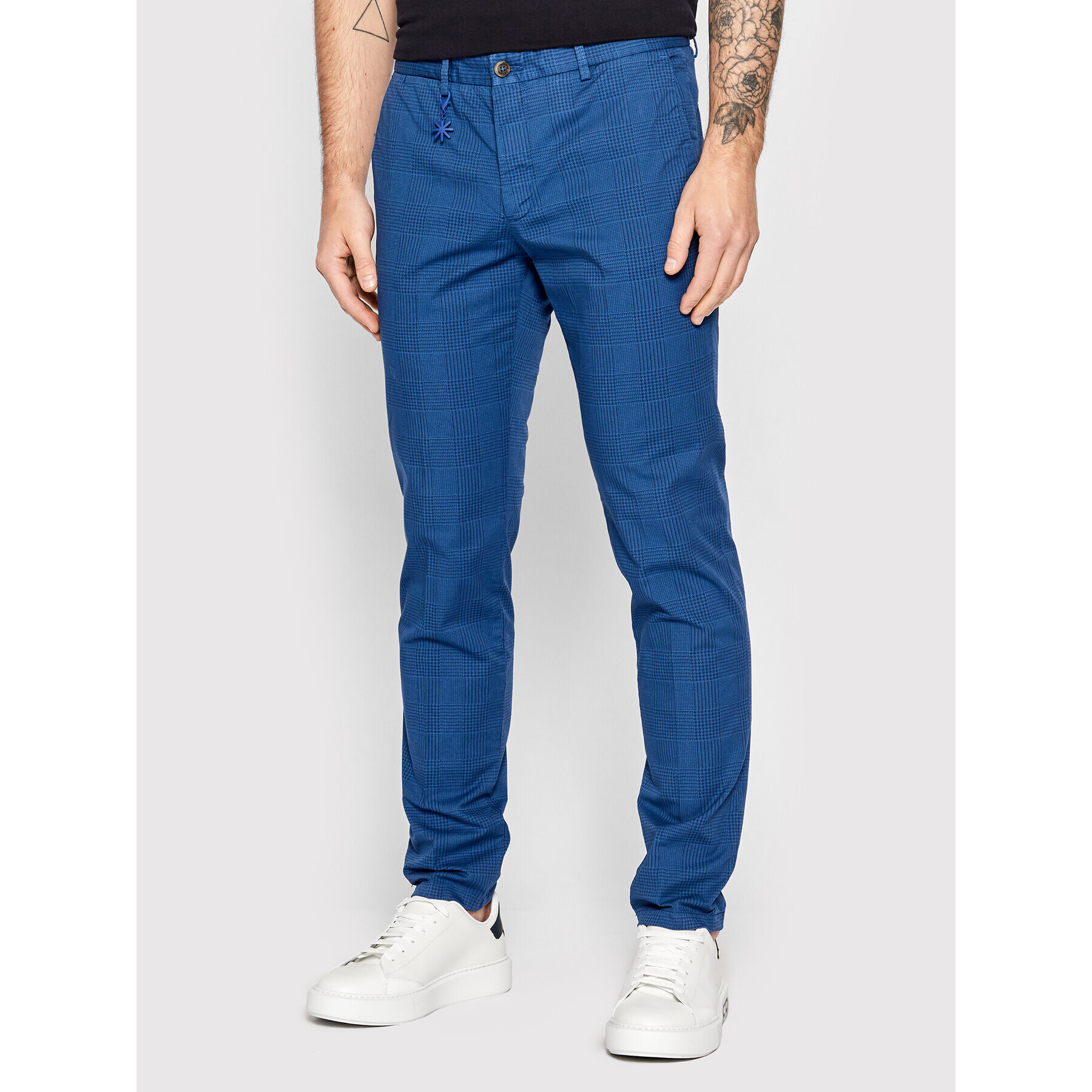 Manuel Ritz Chino kalhoty 3232P1408T 223354 Modrá Skinny Fit - Pepit.cz