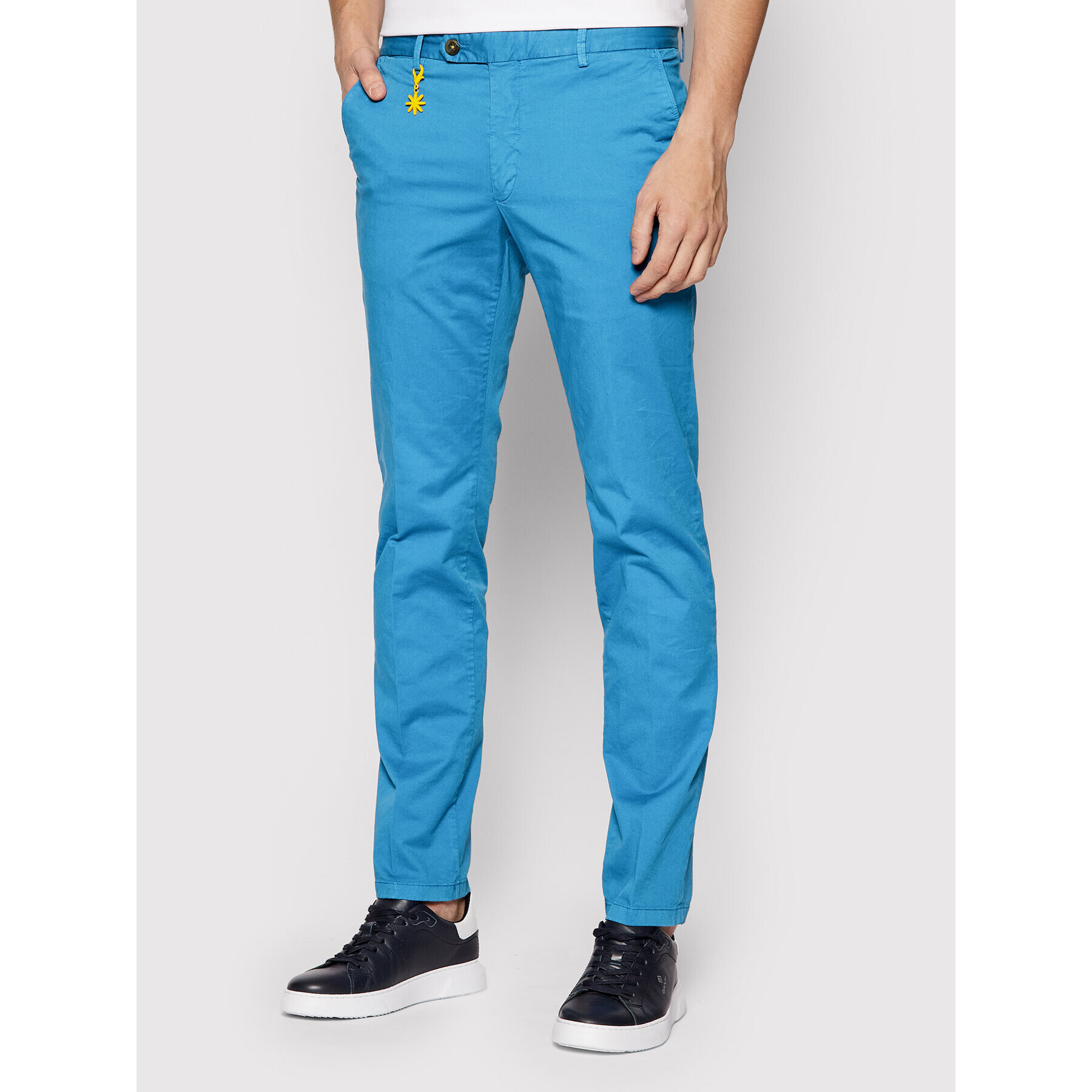 Manuel Ritz Chino kalhoty 3232P1418T 223352 Modrá Slim Fit - Pepit.cz