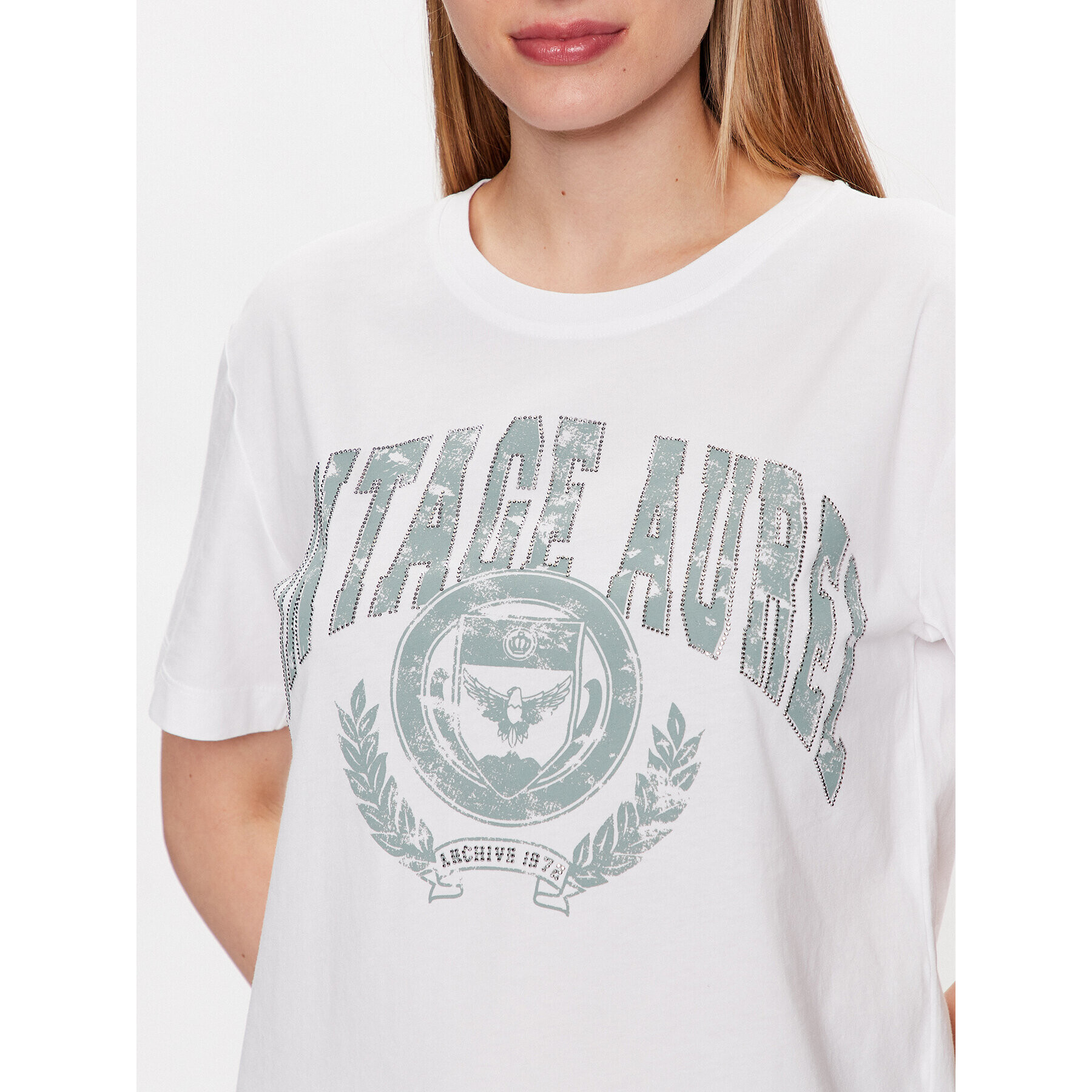 Marc Aurel T-Shirt 7428 7000 73578 Bílá Regular Fit - Pepit.cz