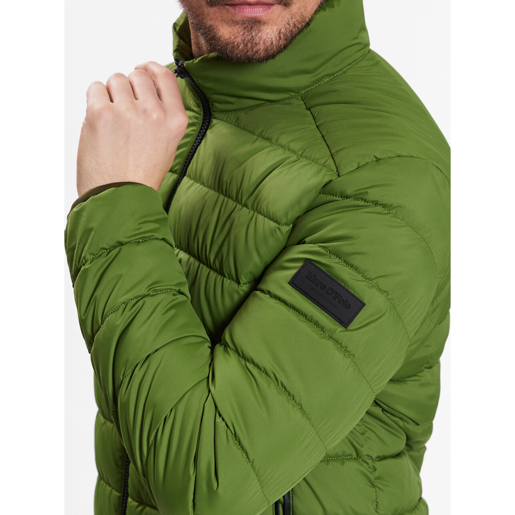 Marc O'Polo Bunda pro přechodné období 321096070188 Zelená Regular Fit - Pepit.cz