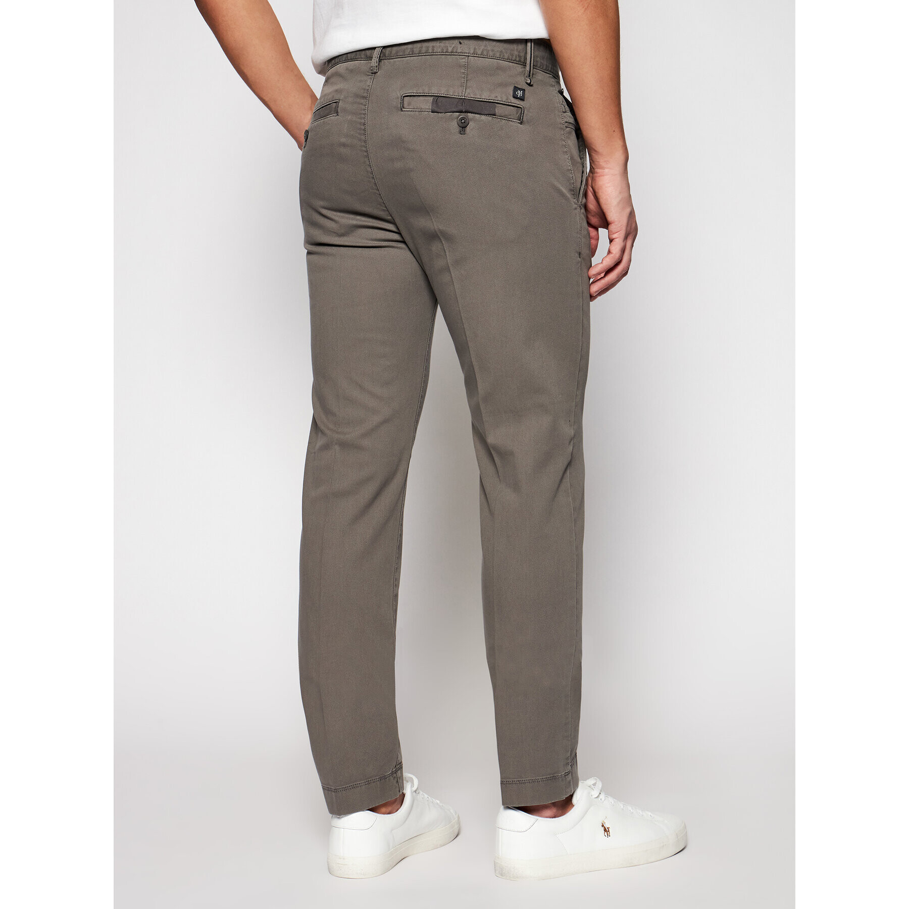 Marc O'Polo Chino kalhoty B21 0108 10064 Šedá Tapered Fit - Pepit.cz