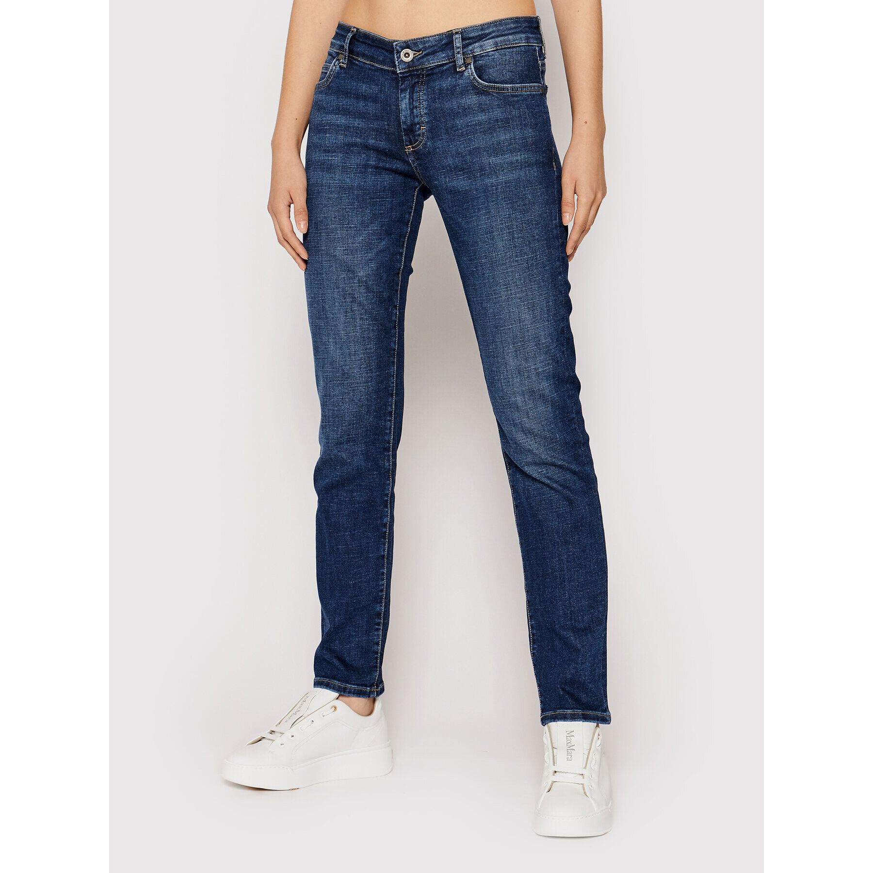 Marc O'Polo Jeansy 107 9193 12051 Tmavomodrá Straight Fit - Pepit.cz