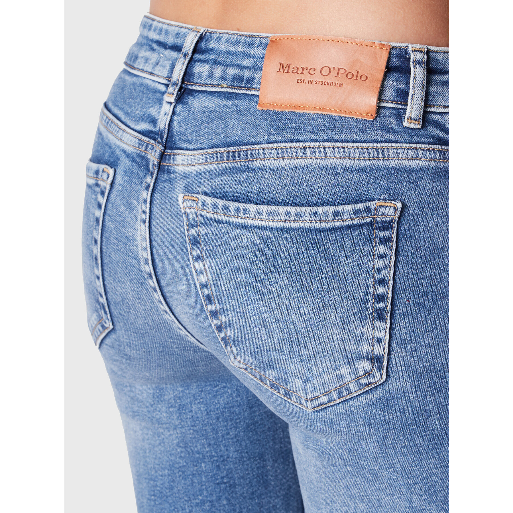 Marc O'Polo Jeansy M07 9228 12051 Modrá Straight Fit - Pepit.cz