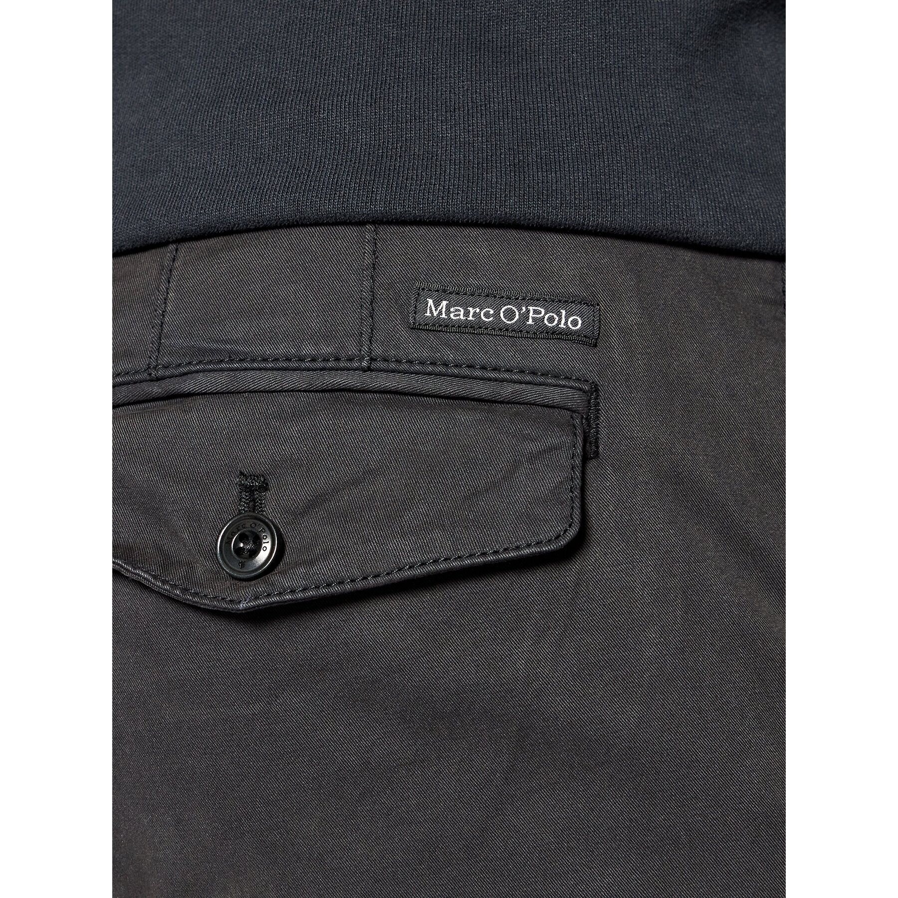 Marc O'Polo Kalhoty z materiálu 128 0384 10156 Černá Tapered Fit - Pepit.cz