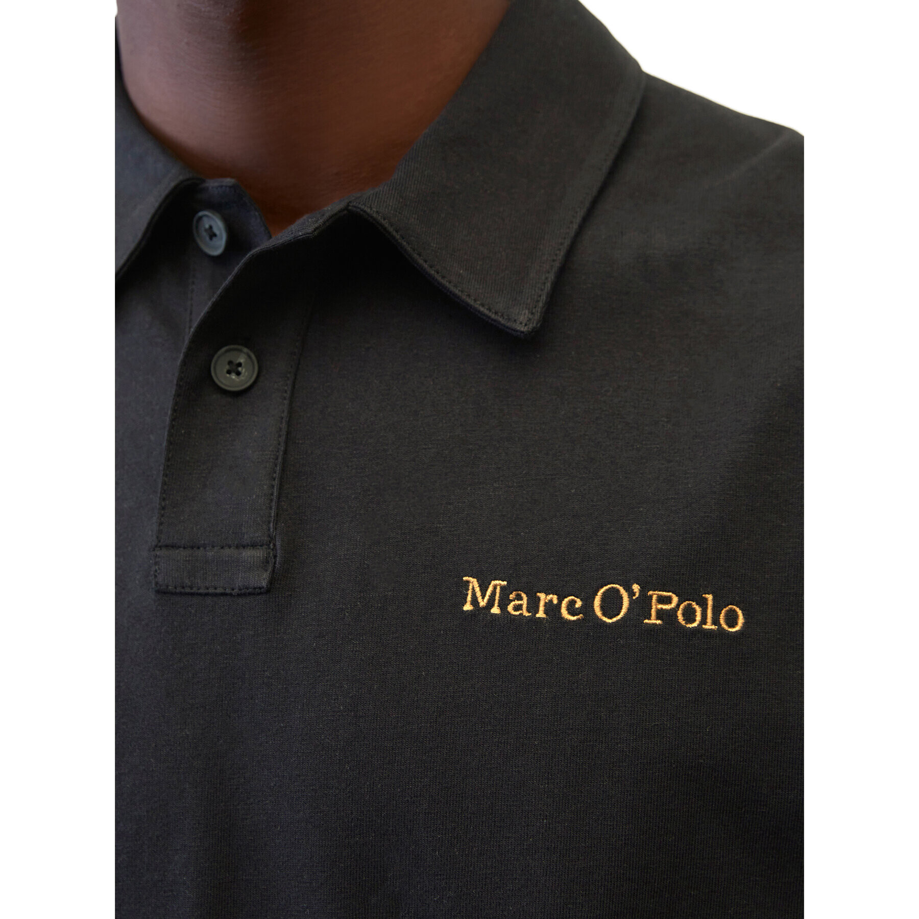 Marc O'Polo Polokošile 322208353044 Černá Regular Fit - Pepit.cz