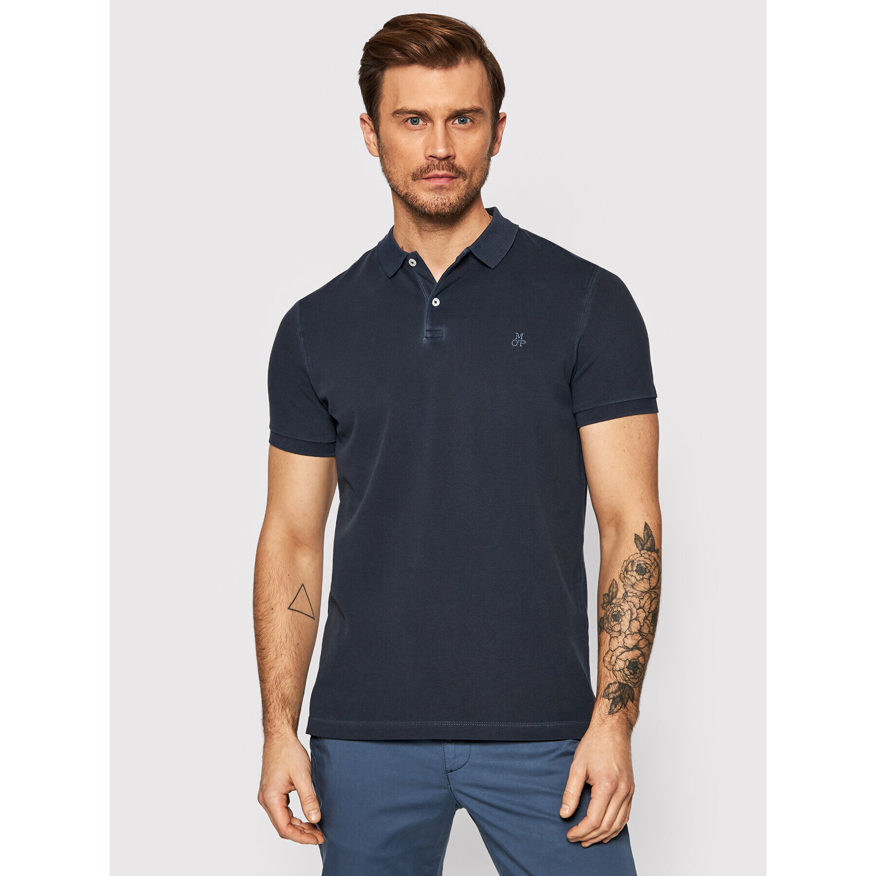 Marc O'Polo Polokošile M22 2496 53190 Tmavomodrá Slim Fit - Pepit.cz