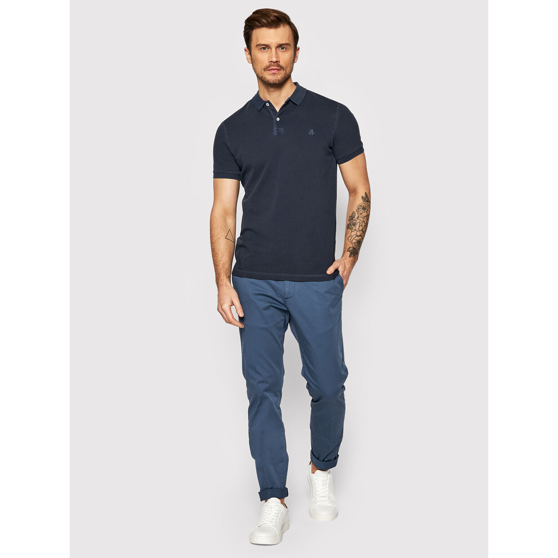 Marc O'Polo Polokošile M22 2496 53190 Tmavomodrá Slim Fit - Pepit.cz