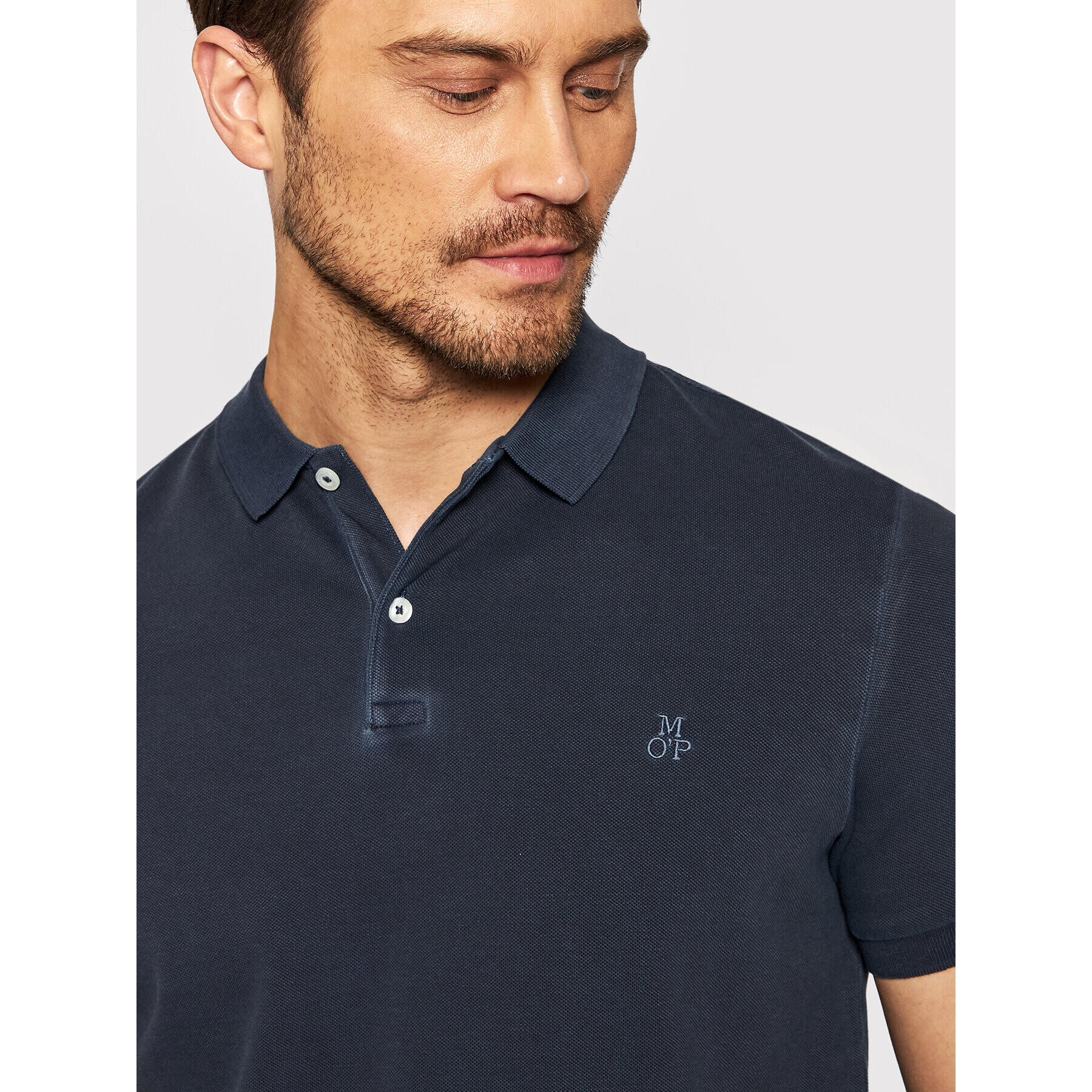 Marc O'Polo Polokošile M22 2496 53190 Tmavomodrá Slim Fit - Pepit.cz