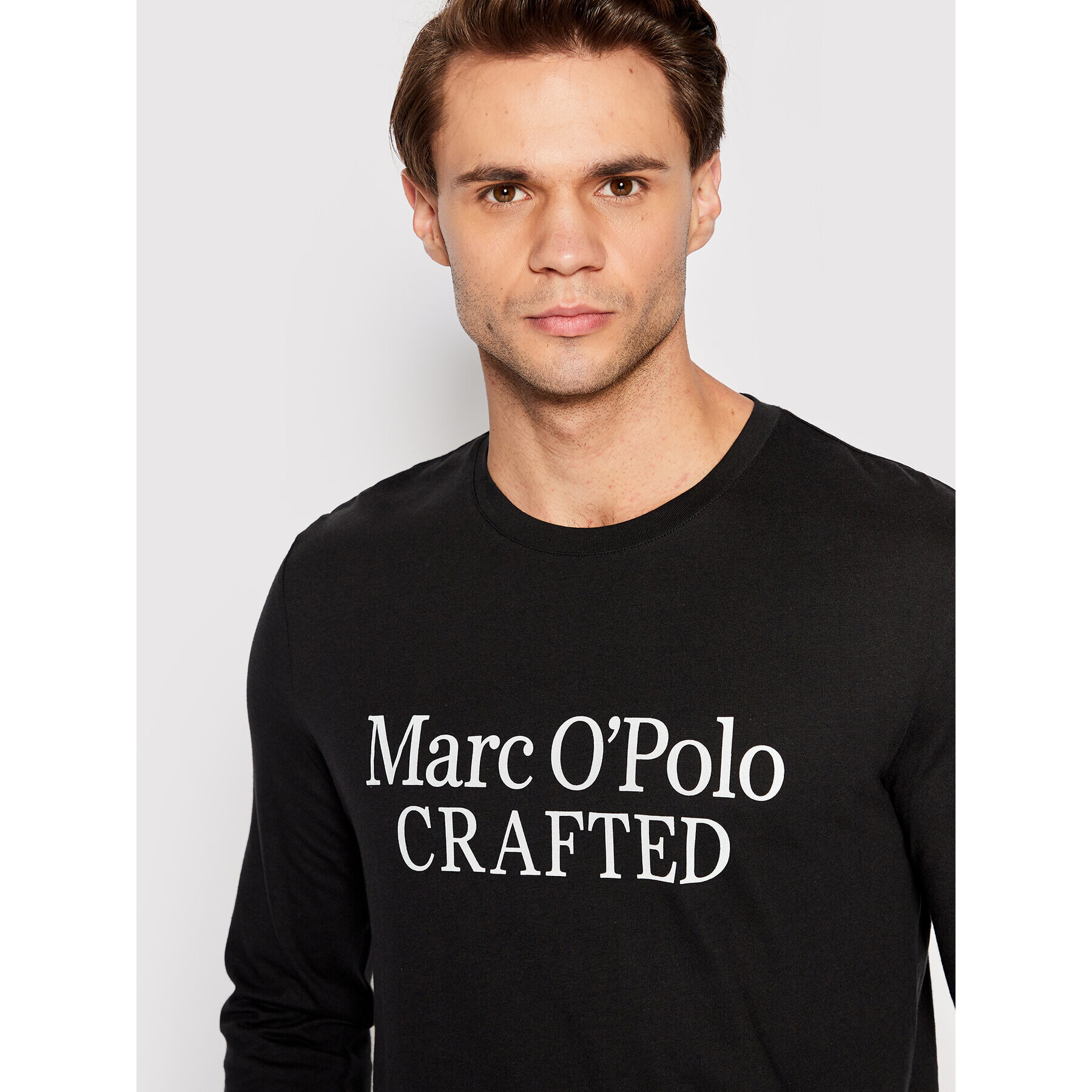 Marc O'Polo S dlouhým rukávem 222 2477 52206 Černá Regular Fit - Pepit.cz