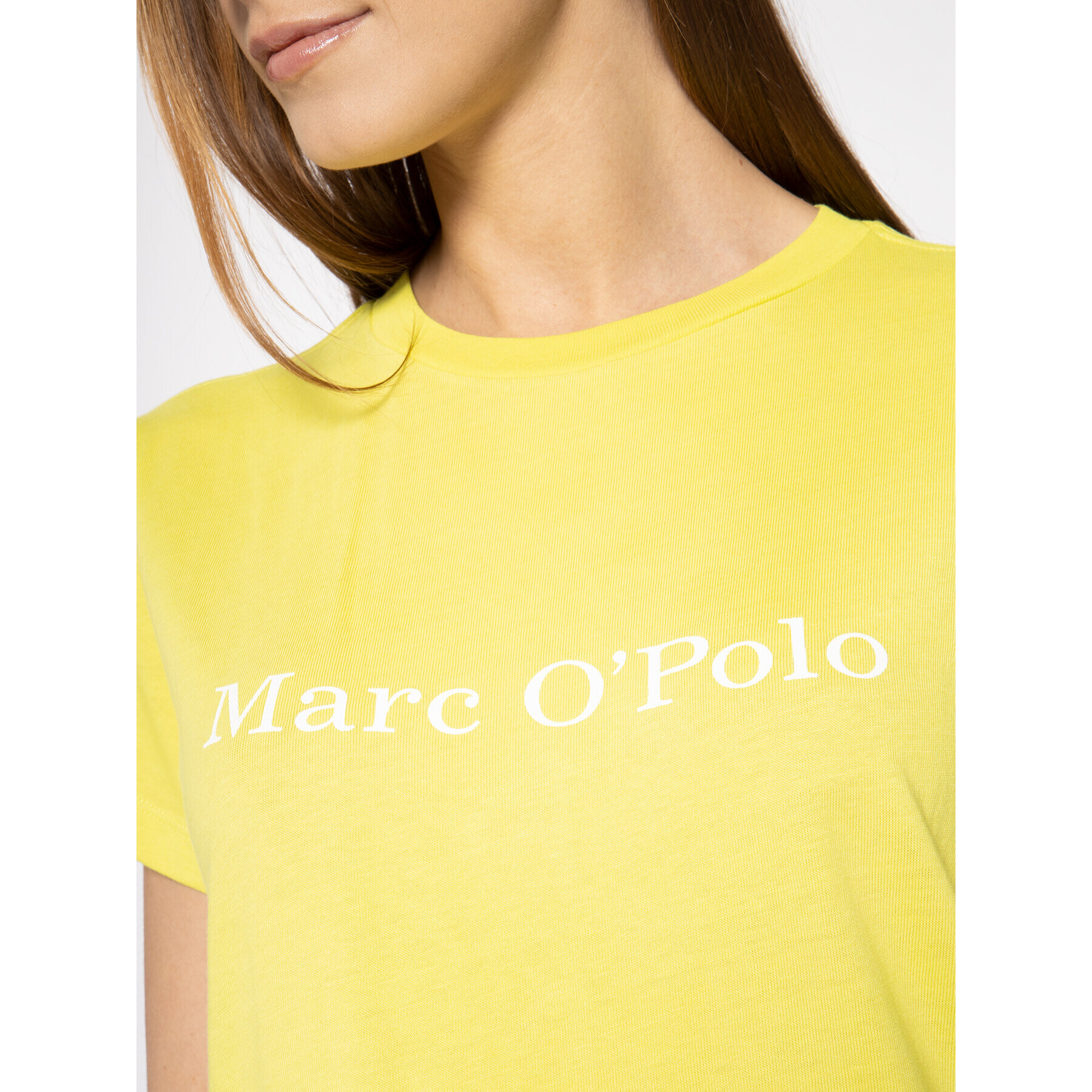 Marc O'Polo T-Shirt 002 2100 51169 Žlutá Regular Fit - Pepit.cz