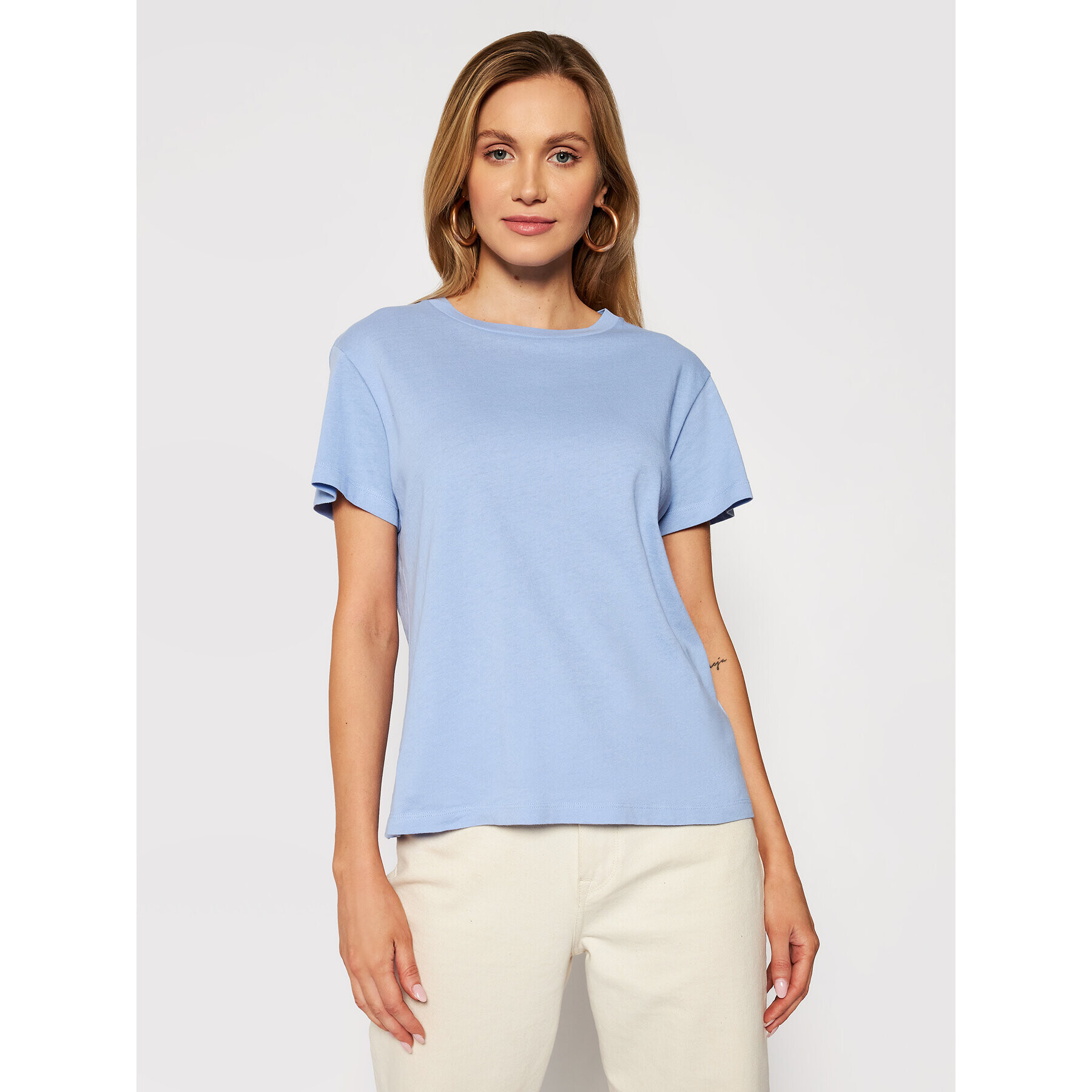 Marc O'Polo T-Shirt 102 2100 51117 Modrá Loose Fit - Pepit.cz