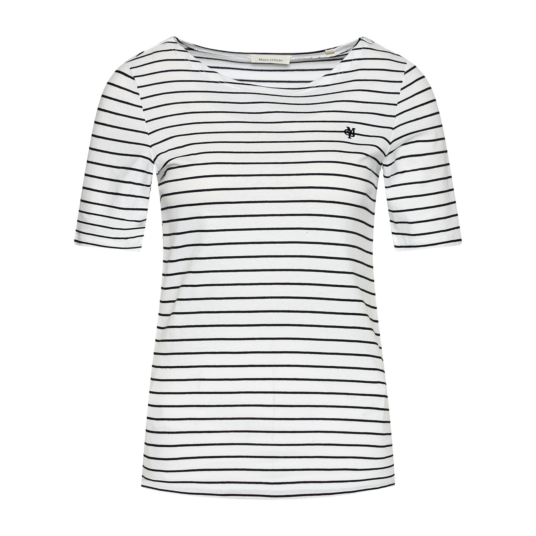 Marc O'Polo T-Shirt 103 2183 51195 Bílá Slim Fit - Pepit.cz