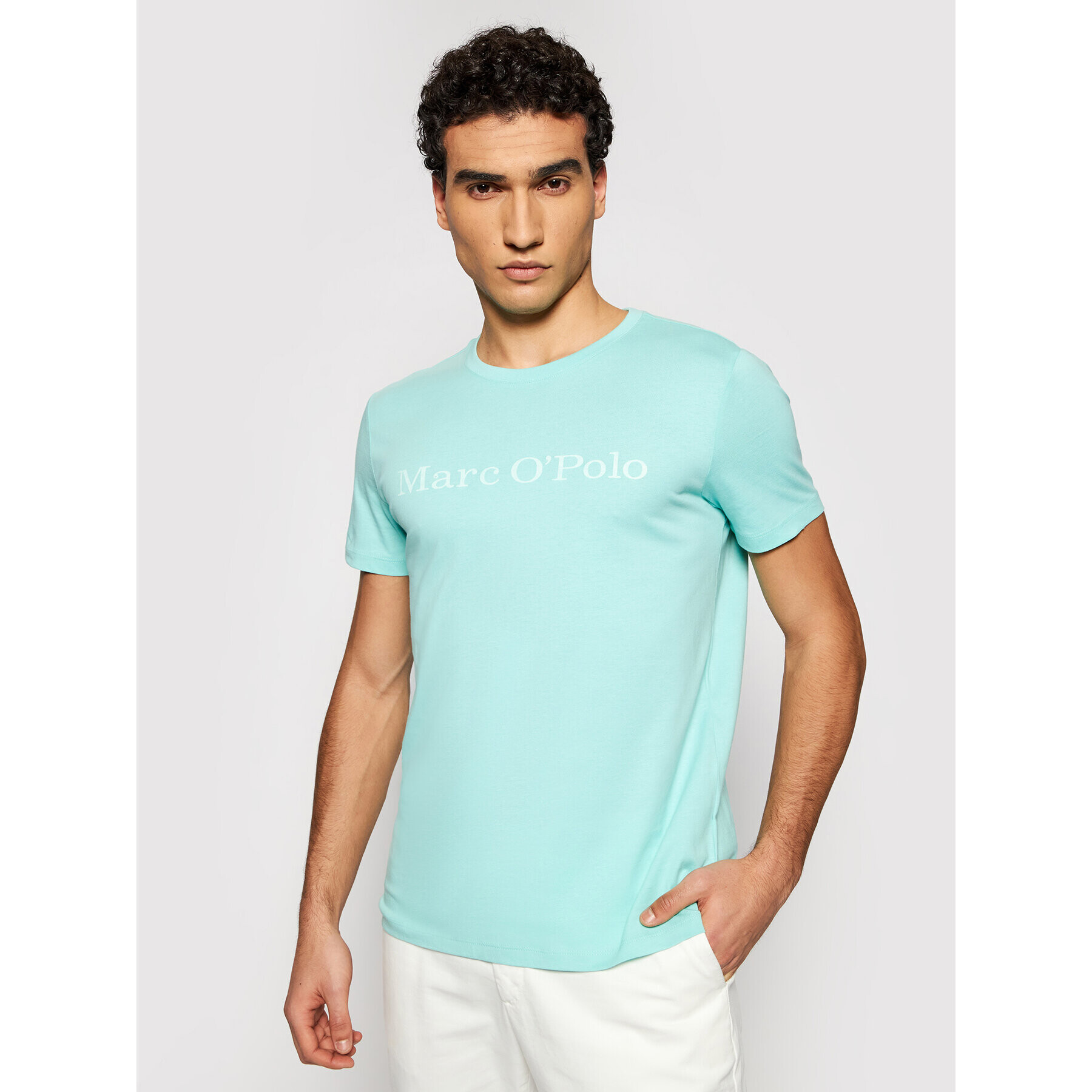 Marc O'Polo T-Shirt 123 2220 51230 Zelená Regular Fit - Pepit.cz