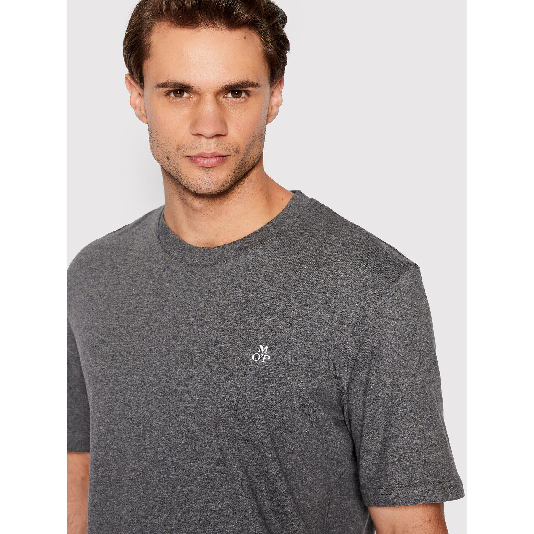 Marc O'Polo T-Shirt 227 2012 51054 Šedá Regular Fit - Pepit.cz