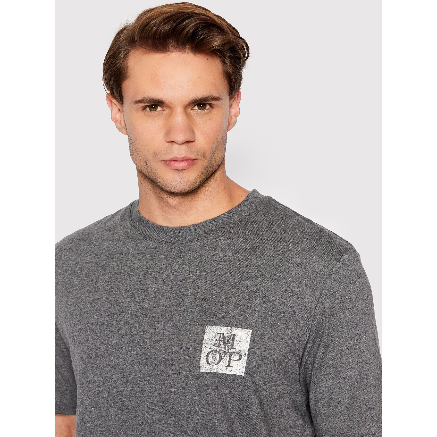 Marc O'Polo T-Shirt 227 2012 51620 Šedá Regular Fit - Pepit.cz