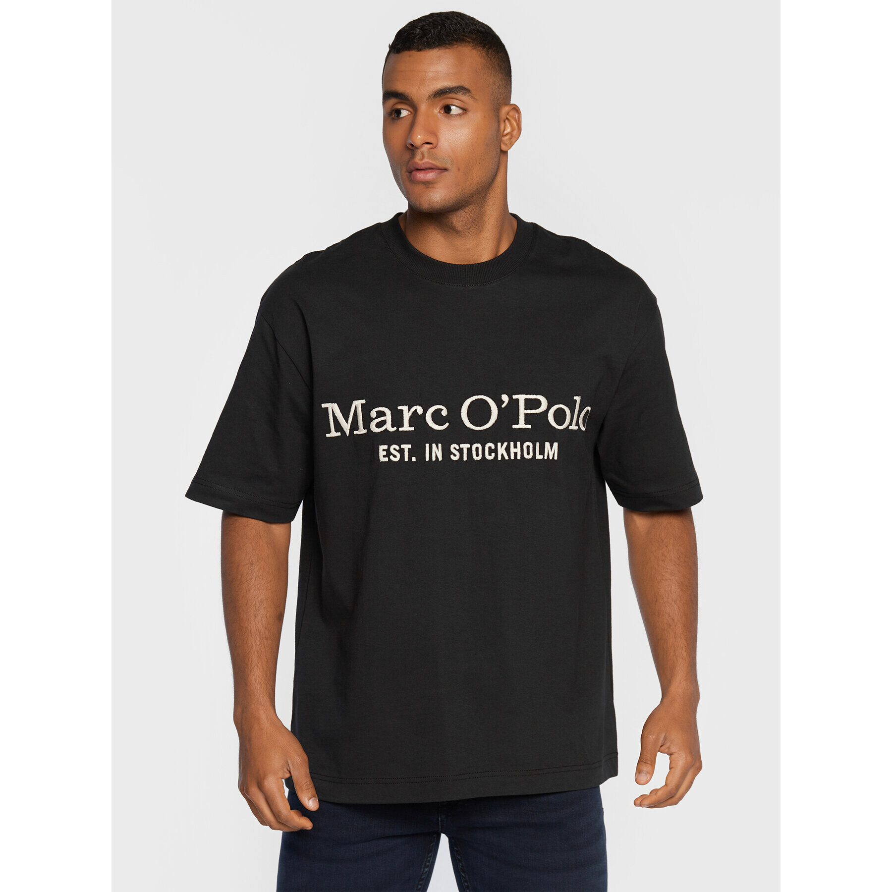 Marc O'Polo T-Shirt 227 2083 51572 Černá Relaxed Fit - Pepit.cz