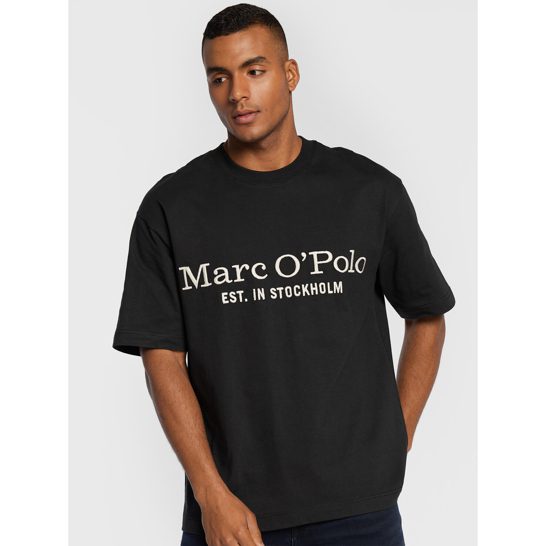 Marc O'Polo T-Shirt 227 2083 51572 Černá Relaxed Fit - Pepit.cz