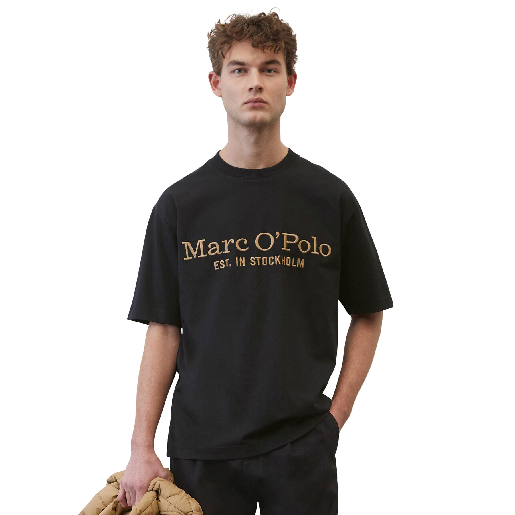 Marc O'Polo T-Shirt 321208351572 Černá Regular Fit - Pepit.cz