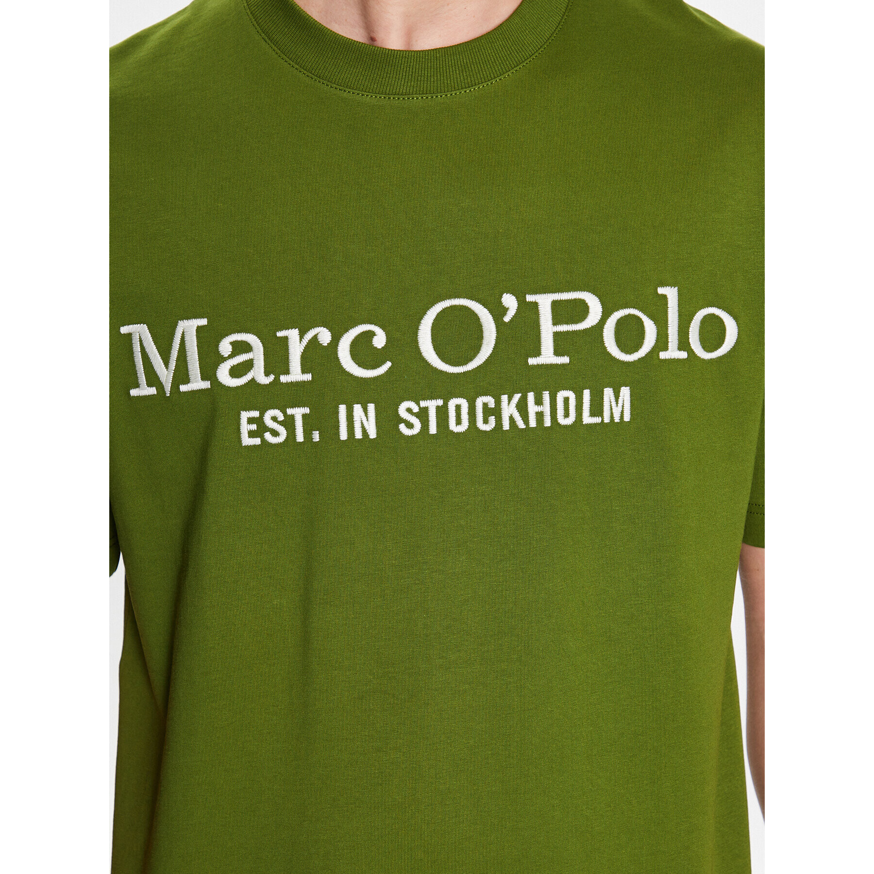 Marc O'Polo T-Shirt 321208351572 Zelená Regular Fit - Pepit.cz