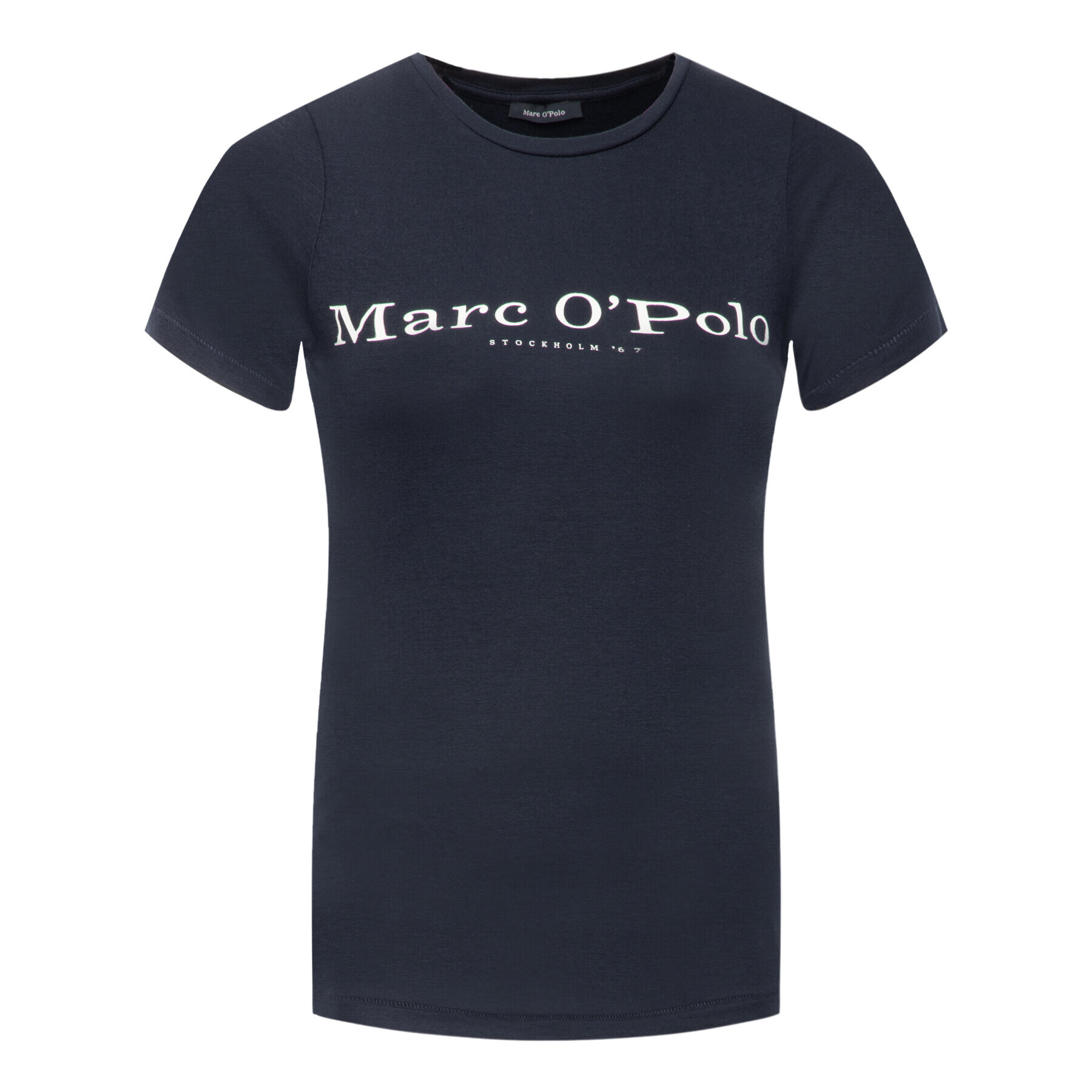 Marc O'Polo T-Shirt 908 2048 51397 Tmavomodrá Slim Fit - Pepit.cz